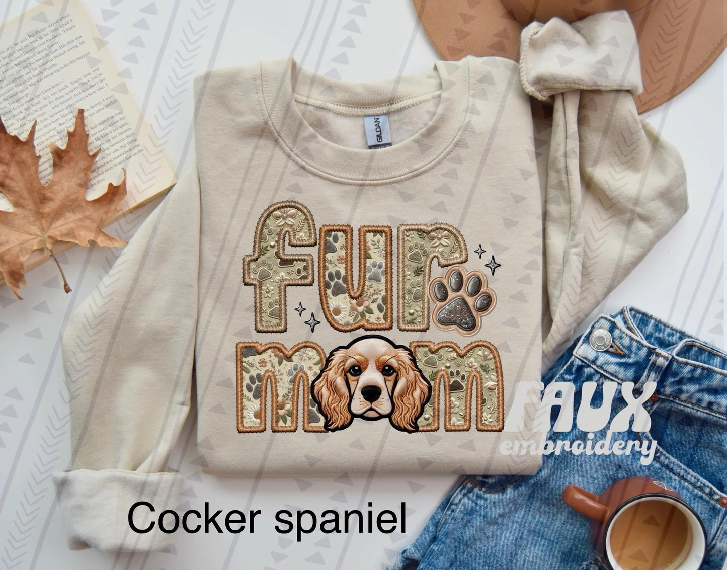 Fur Mom Cocker Spaniel sweatshirt