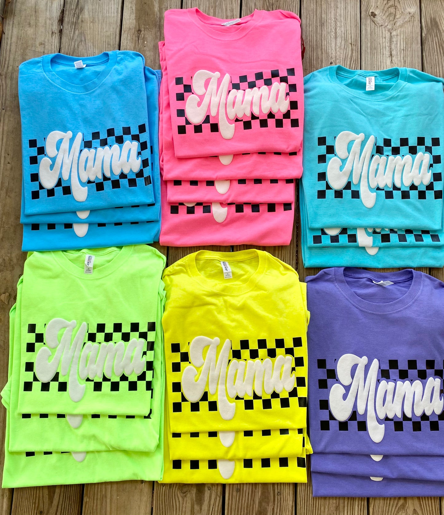 Mama checkered RTS shirts