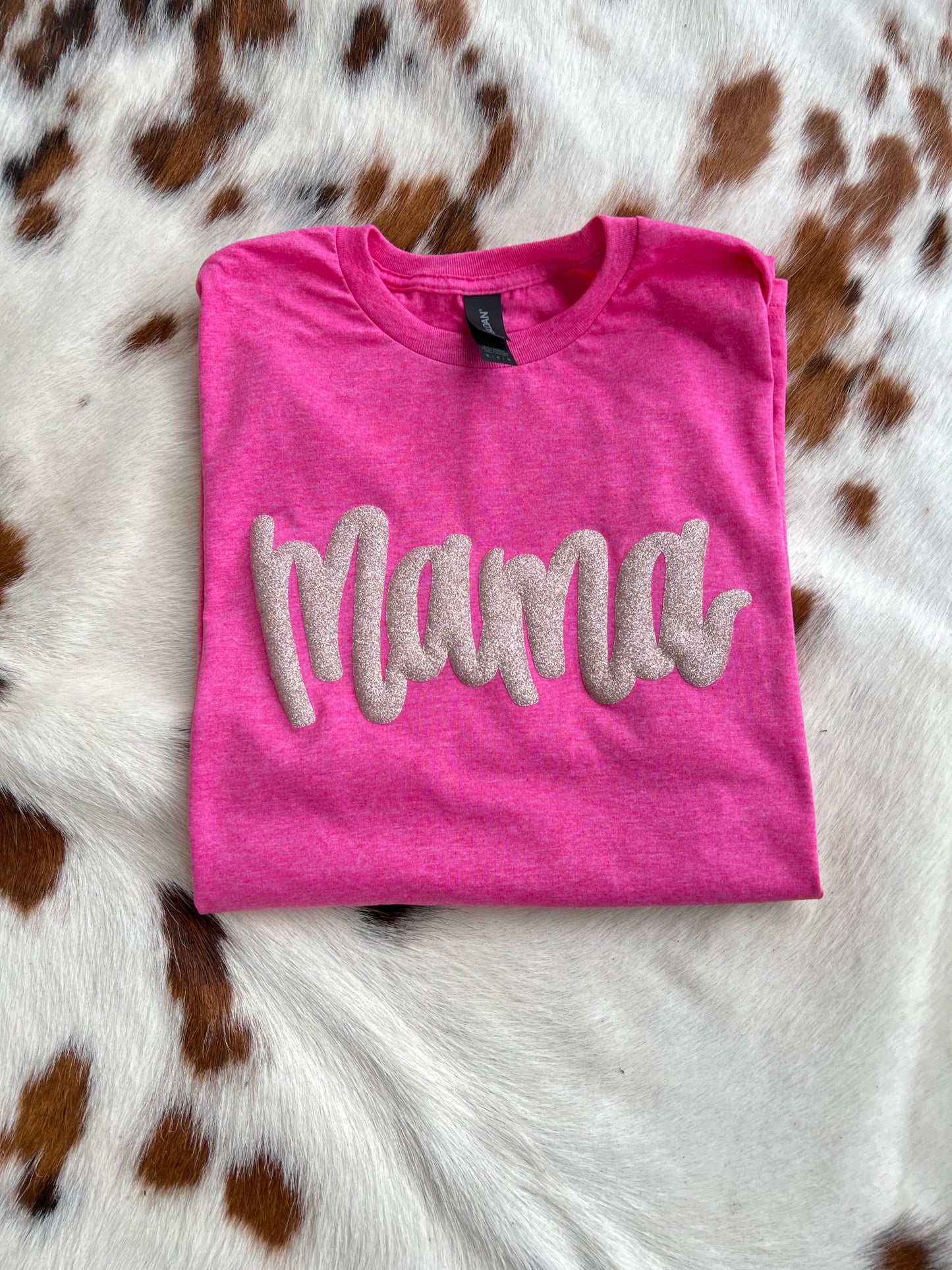 Mama Glitter Puff custom colors