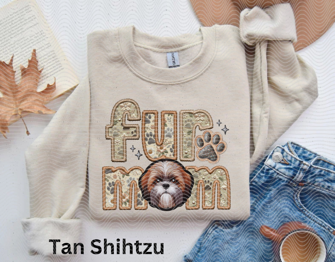 Fur mom Shihtzu Tan