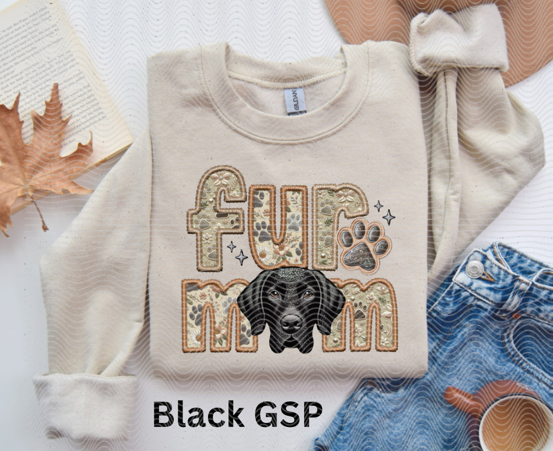 Fur mom Black German ShortHaired Pointer