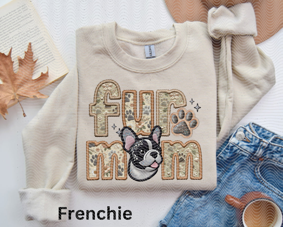 Fur mom Frenchie