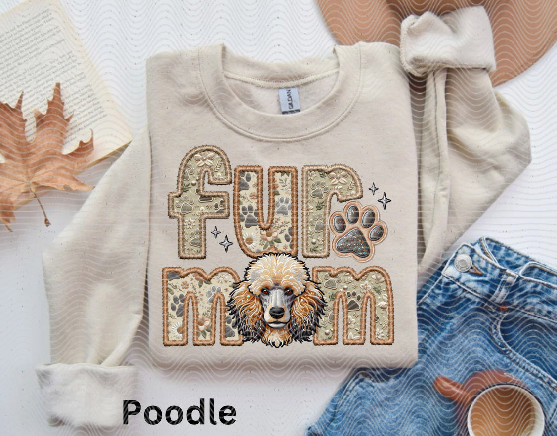 Fur mom Poodle