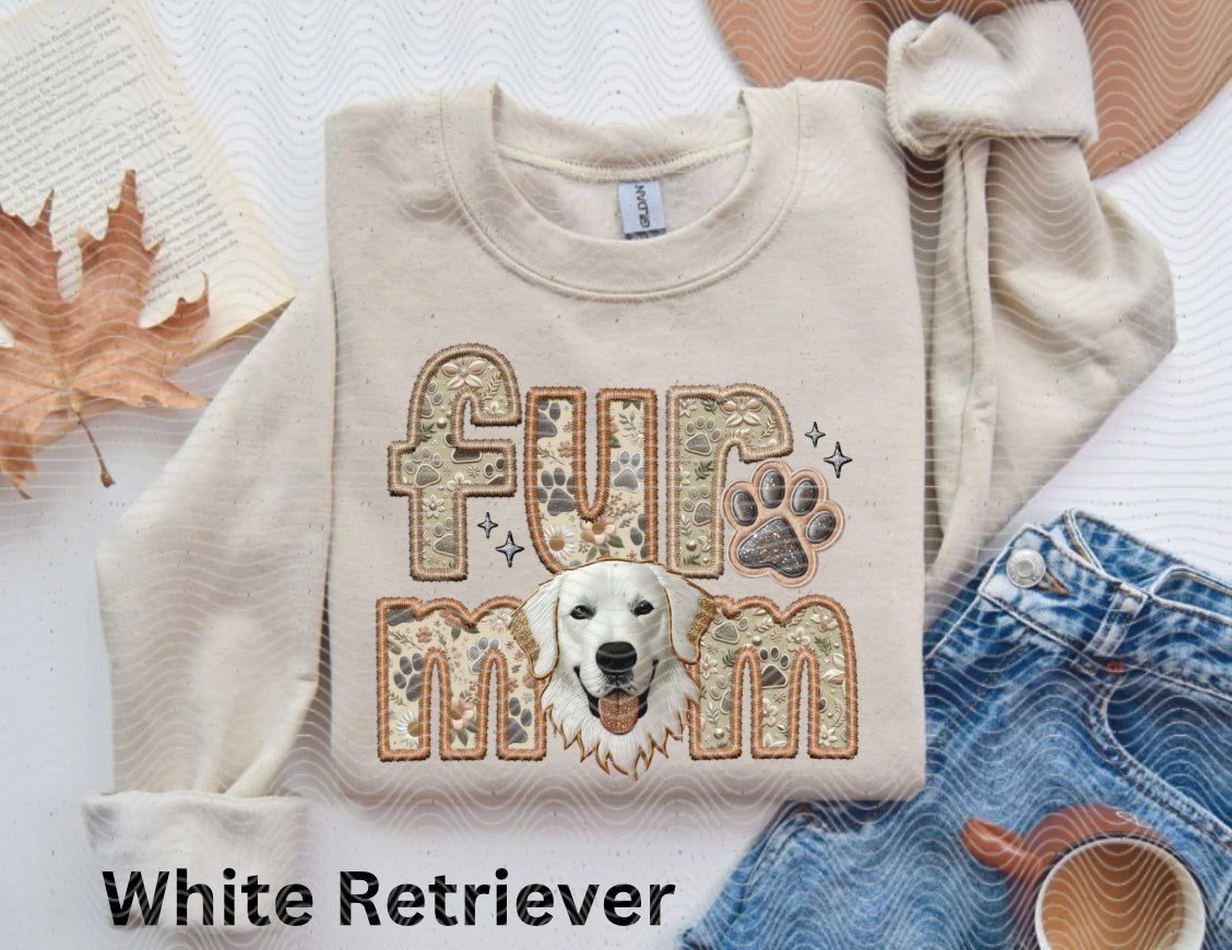 Fur mom White Retriever