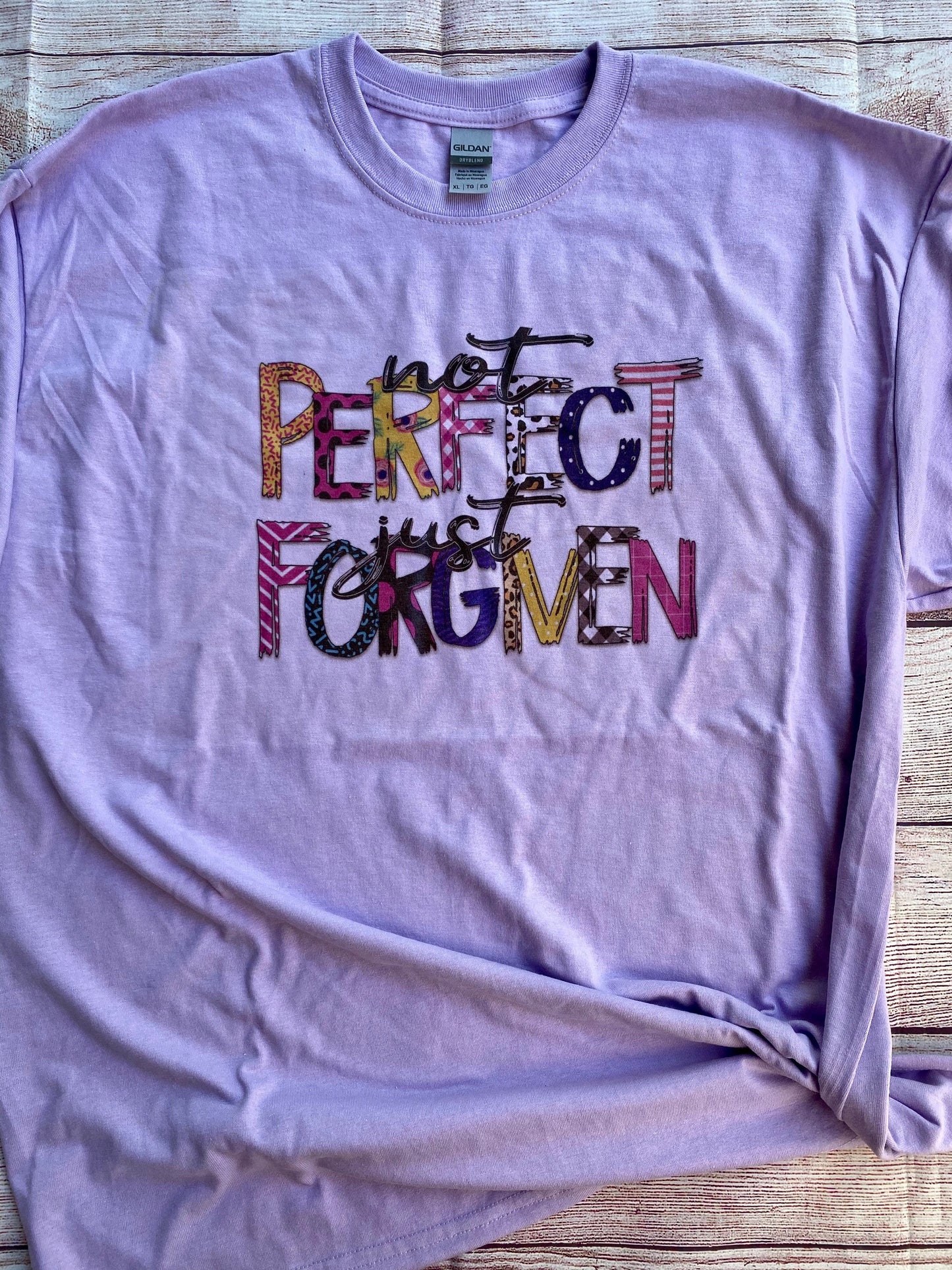 Not Perfect | Just Forgiven | Sublimation Tee | Tshirt
