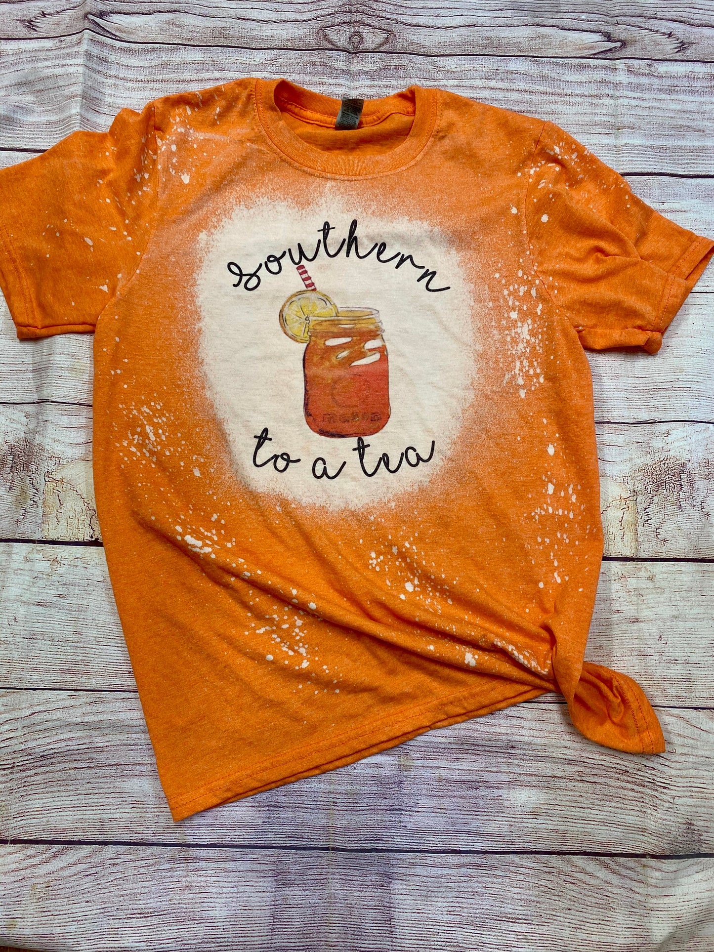 Southern to a Tea | Southern Bleach Shirt | Bleach Tee | Bleach Shirt | Bleached Shirt