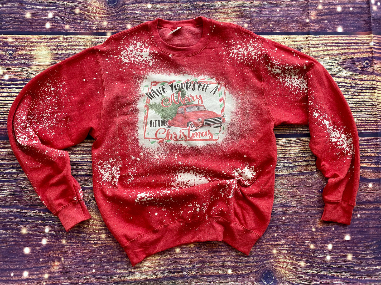 Merry Little Christmas Bleach Sweatshirt