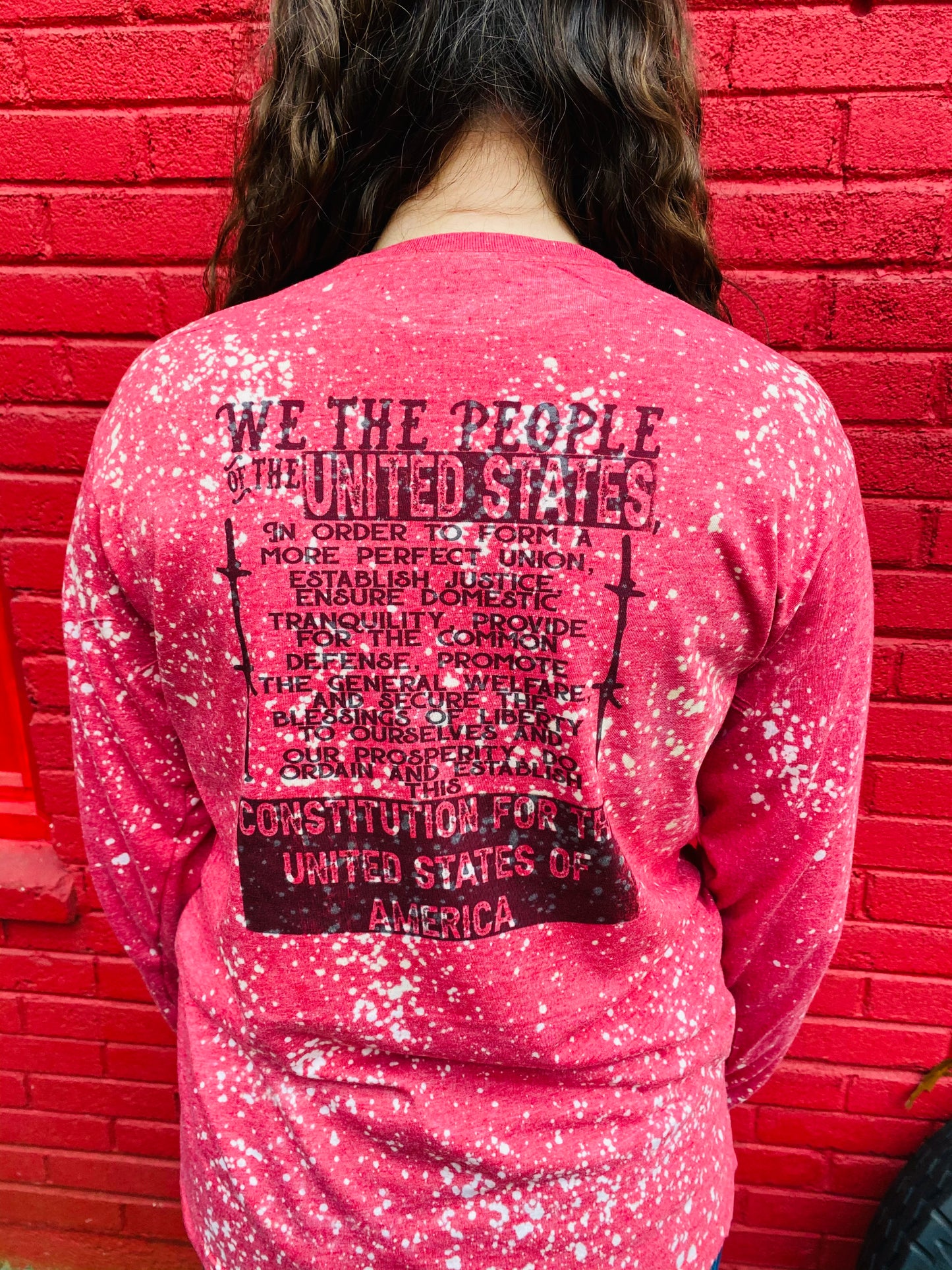 We the people are pissed Bleach Tee Long Sleeve