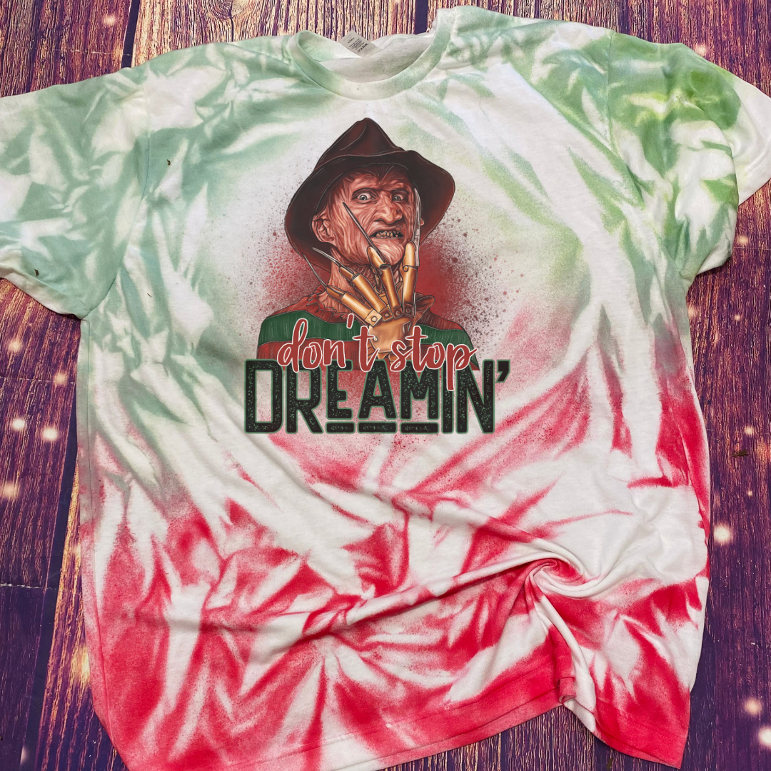 Don’t Stop Dreamin Tie Dye tee
