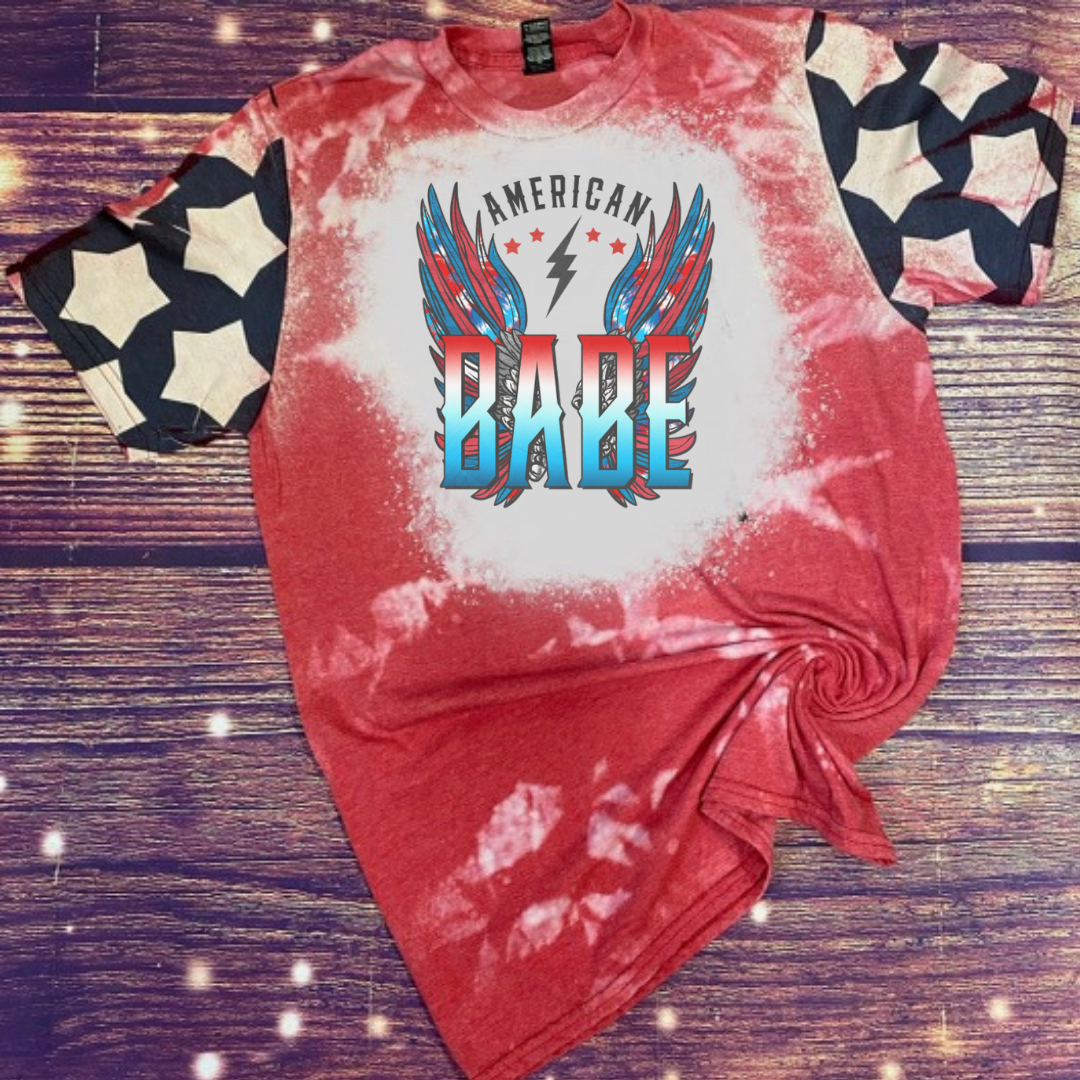 American Babe Bleach Tee