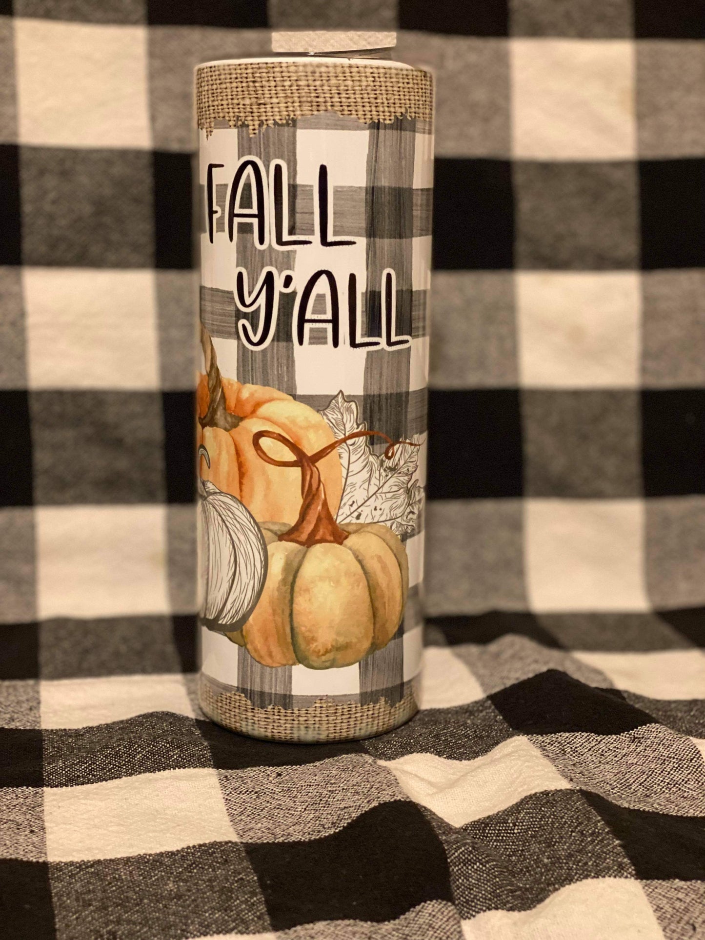 Happy Fall Y’all Tumbler