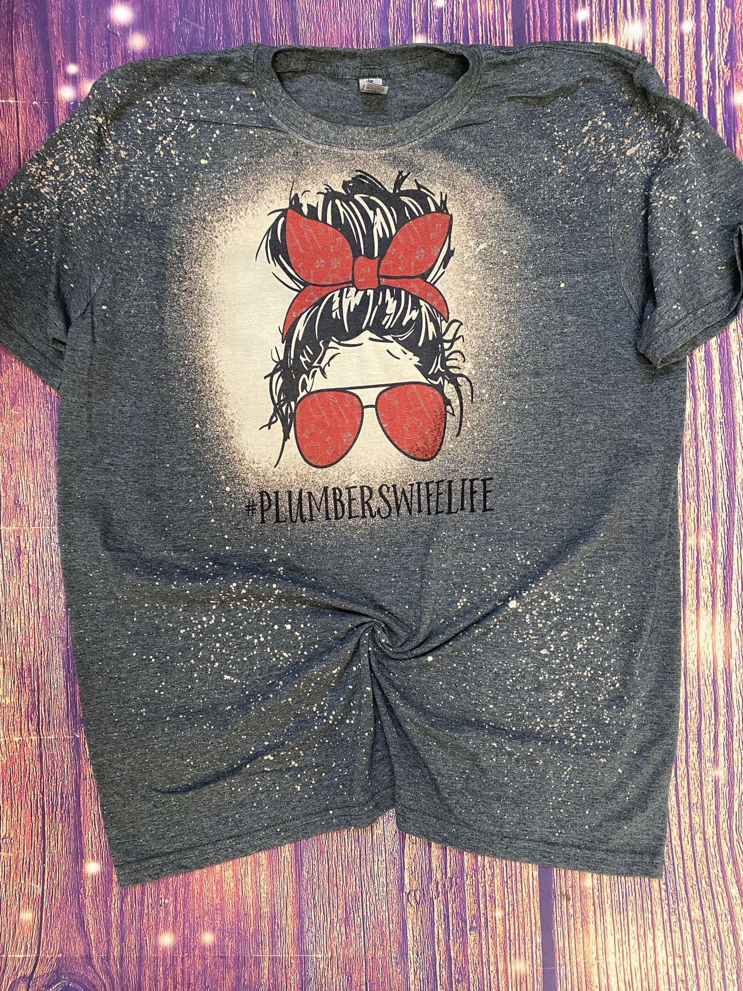 Plumber Wife Bleach Tee