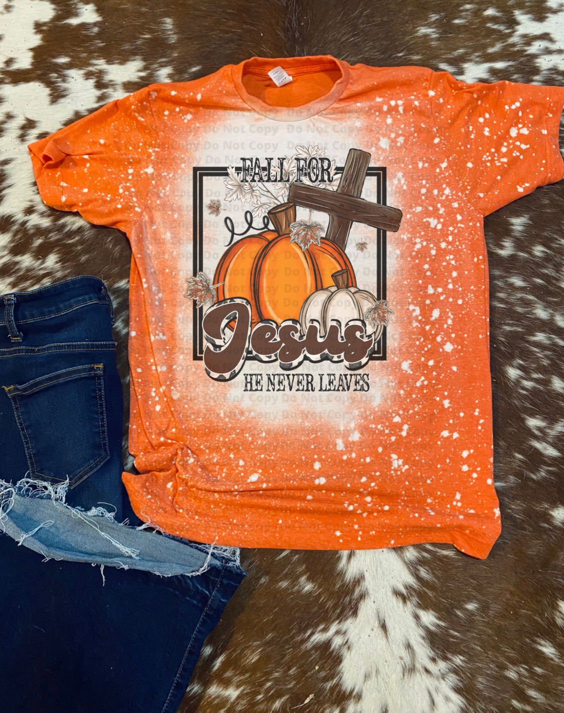 Fall for Jesus Bleach Tee