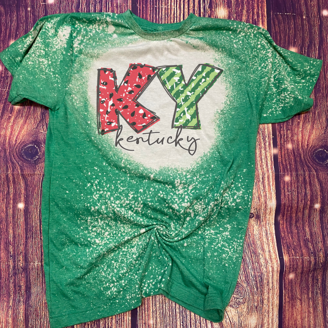 Watermelon Kentucky Bleach Shirt