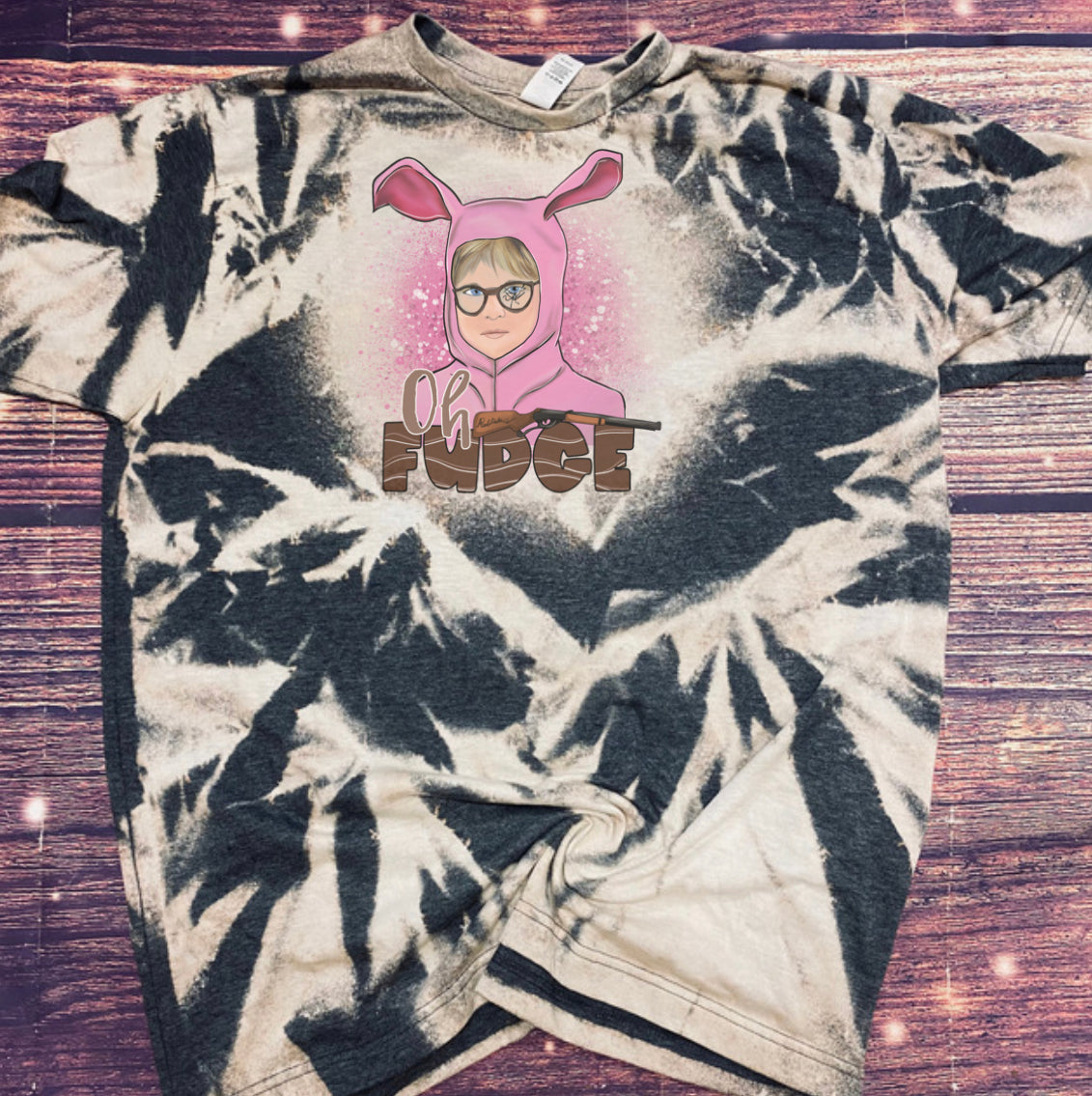Oh Fudge Christmas Bleach Tee
