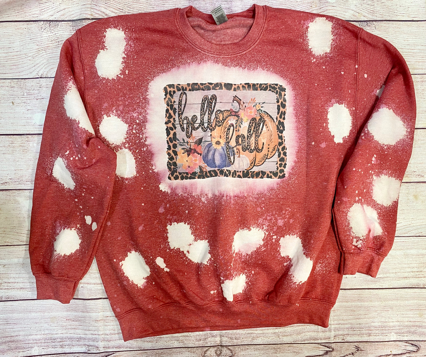 Hello Fall Bleach Sweatshirt