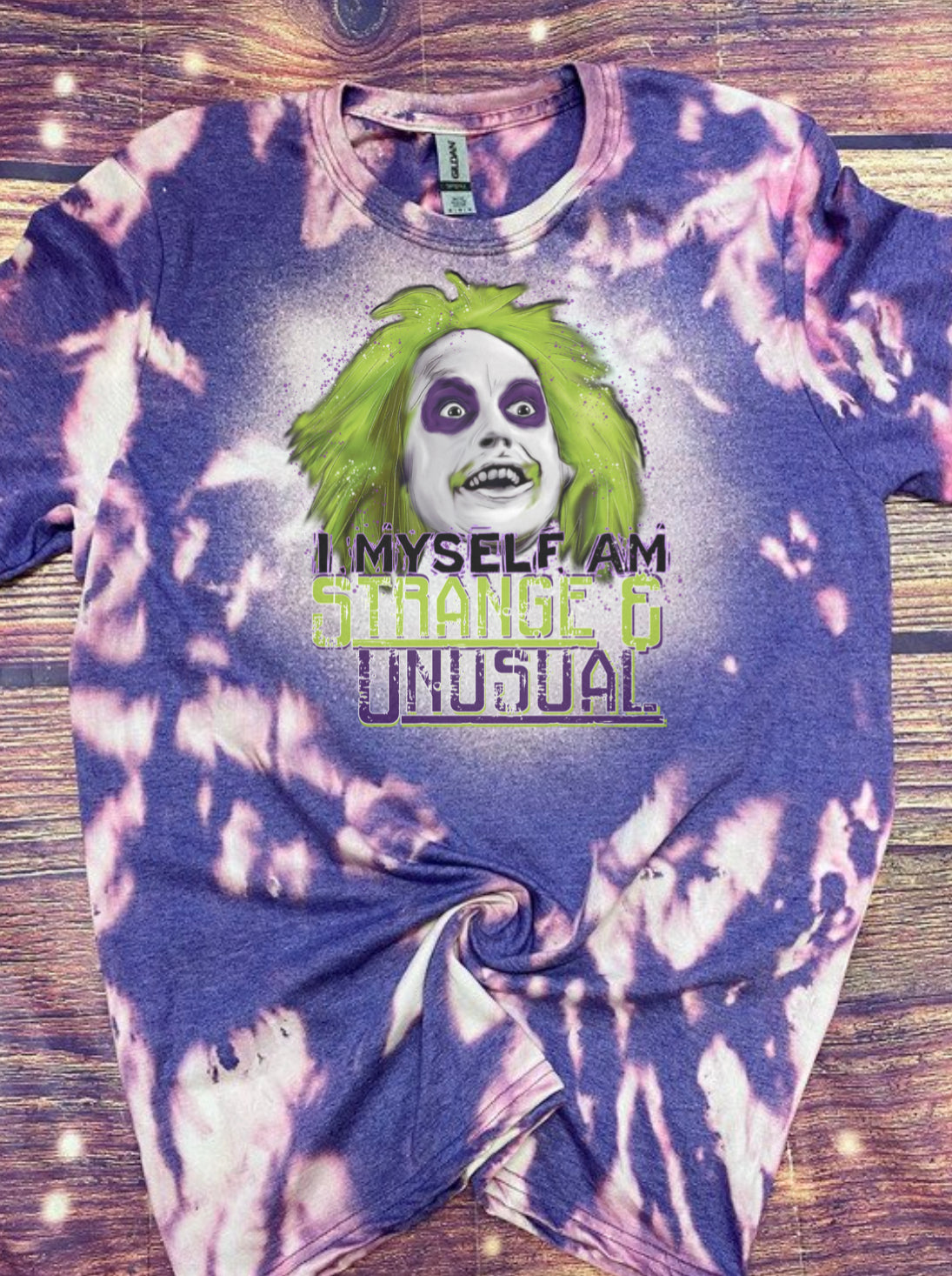 Strange and Unusual Halloween Bleach Tee