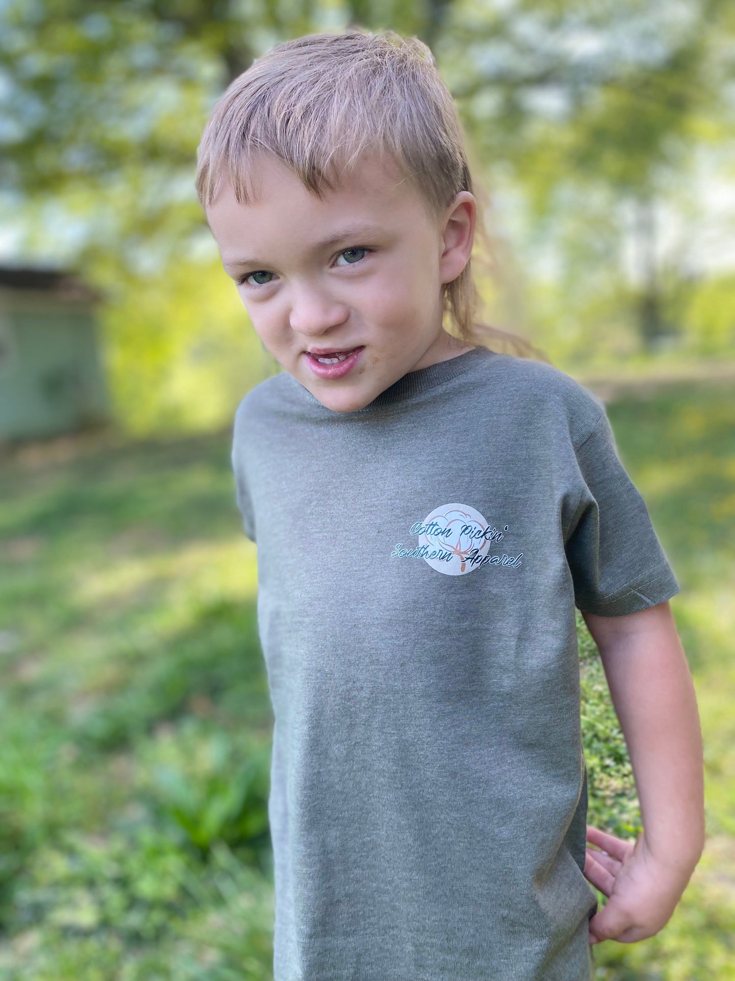 Buck Drops Here Cotton Pickin’ Southern Apparel