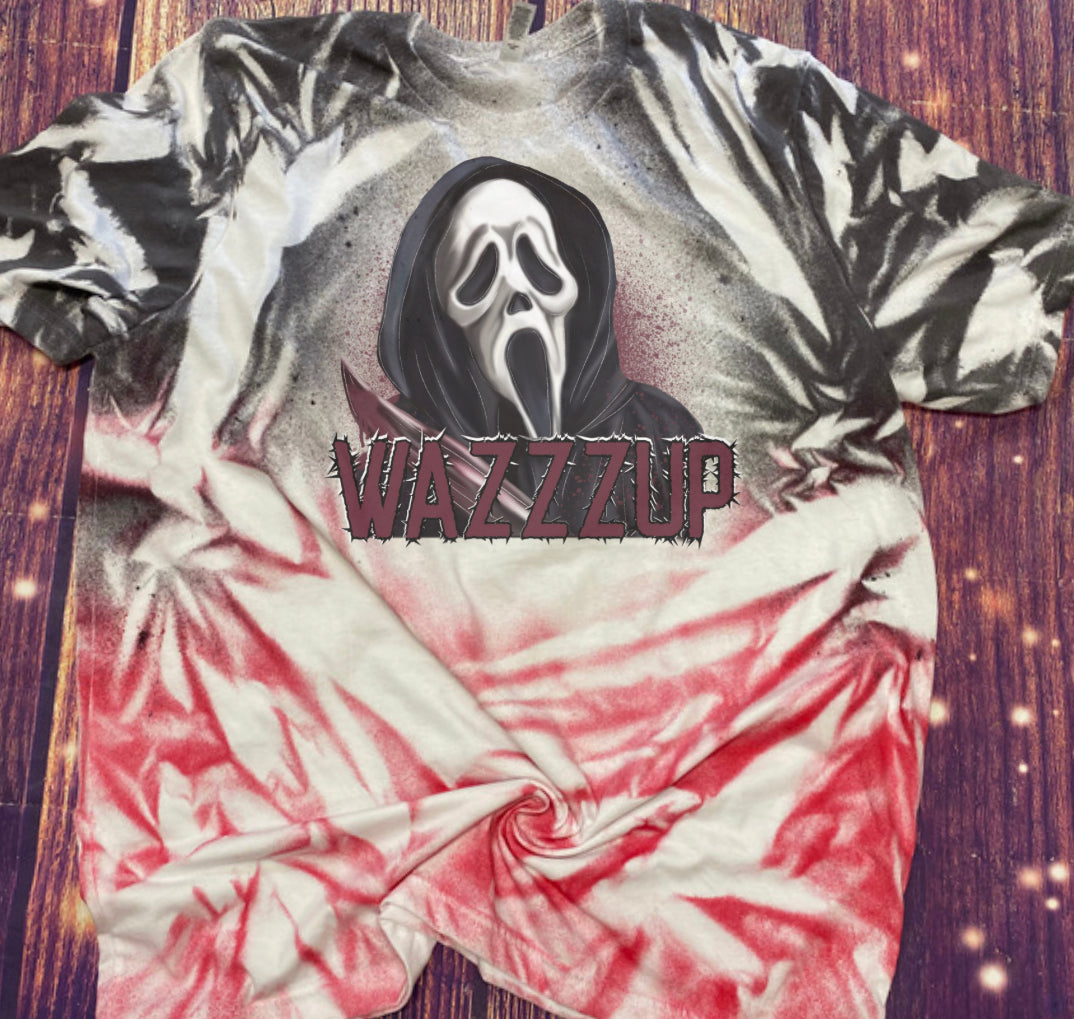 Scream Wazzup Tie Dye tee