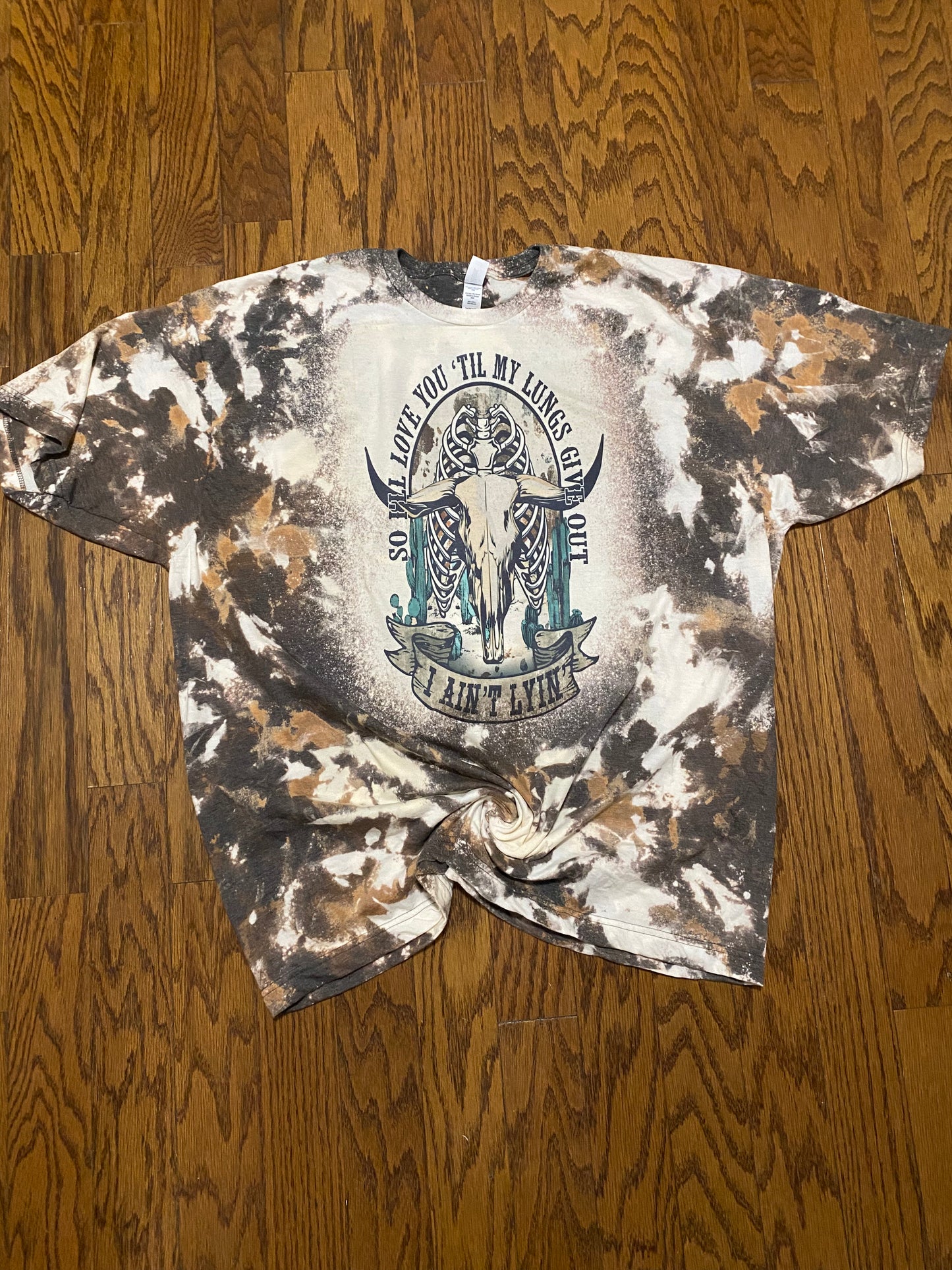 Aint Lyin’ Cowhide Bleach Tee