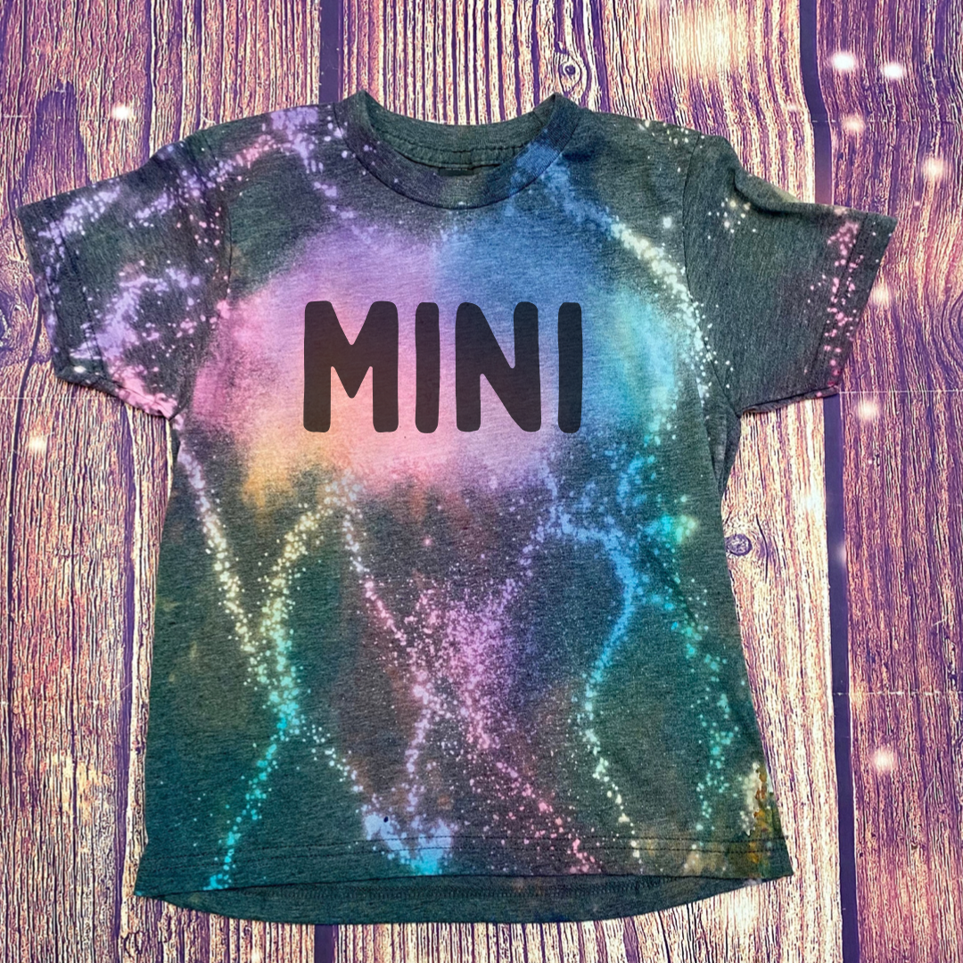 Mini reverse Tie Dye youth Tee