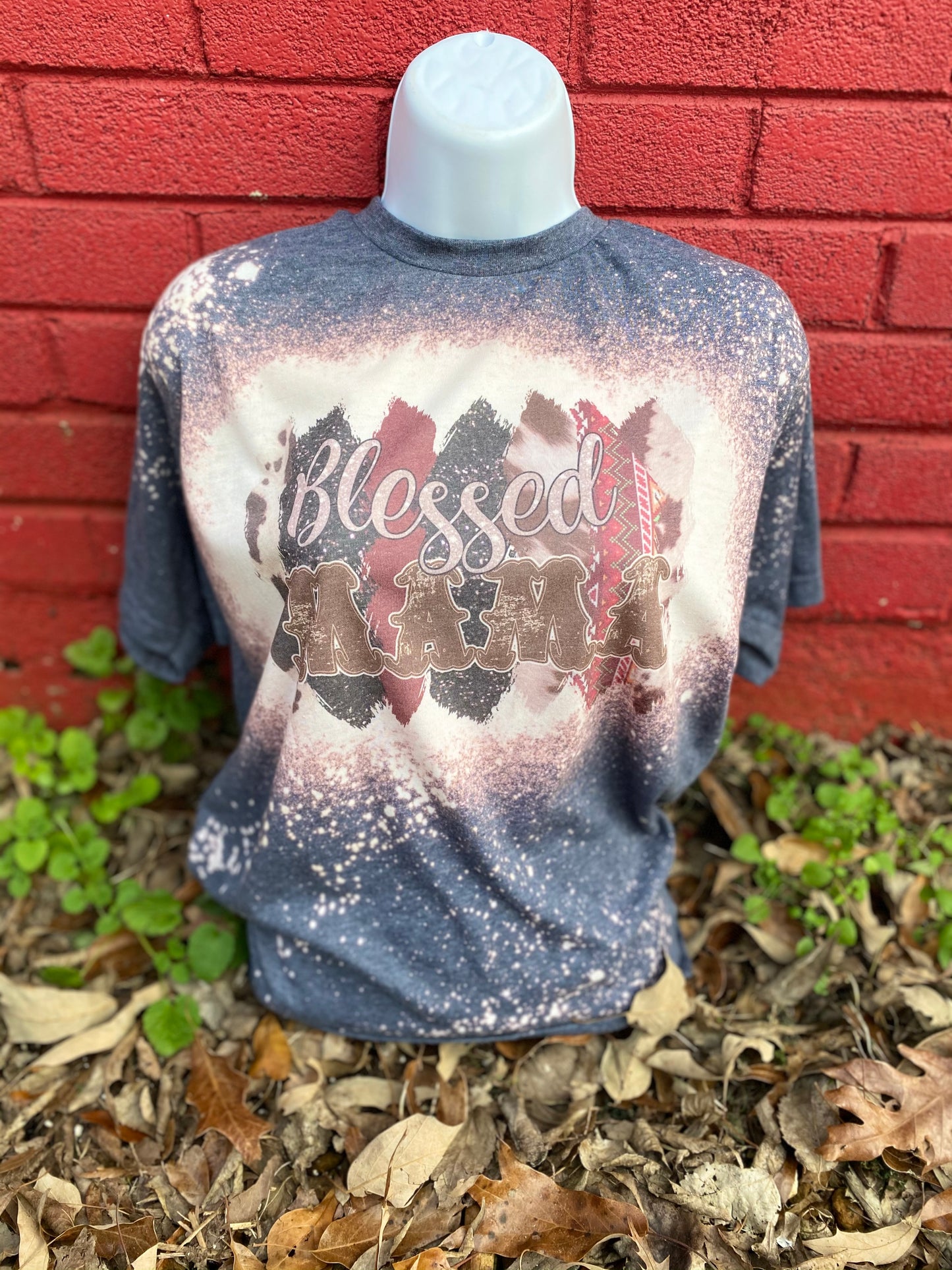 Blessed mama Bleach Tee