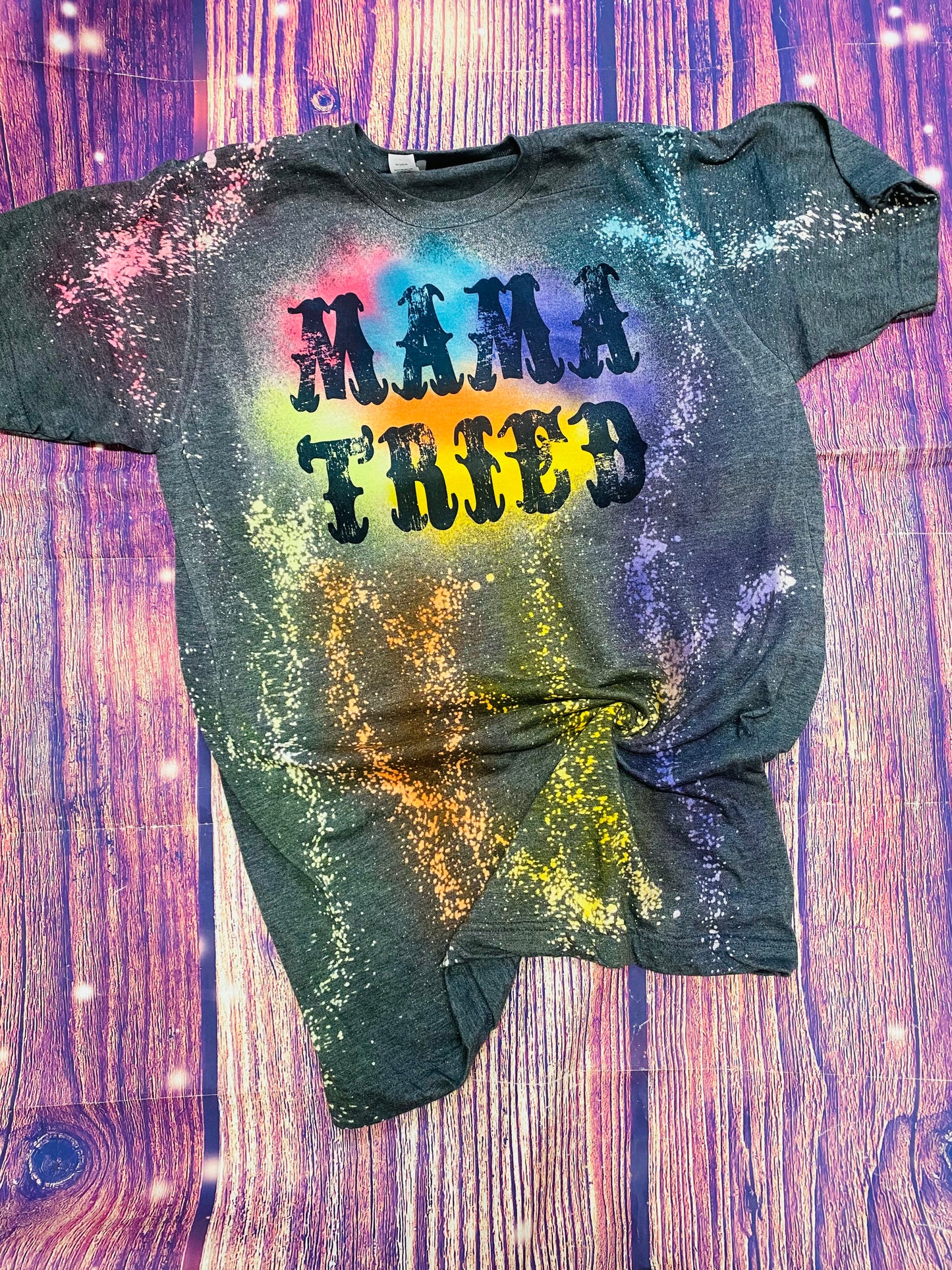 Mama Tried reverse tie dye Tee