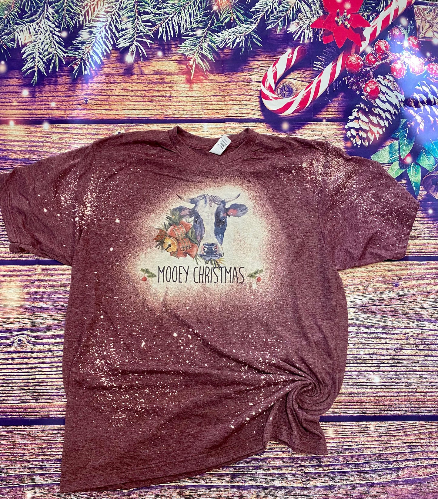 Mooey Christmas Bleach Tee