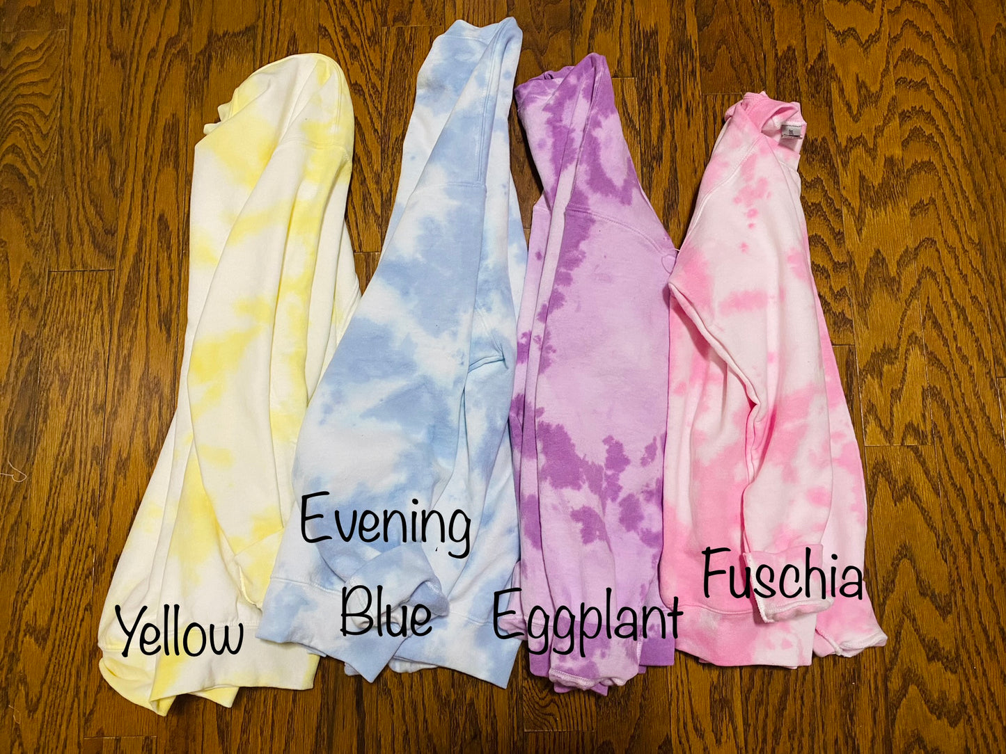 Personalized Tie Dye sweatshirt