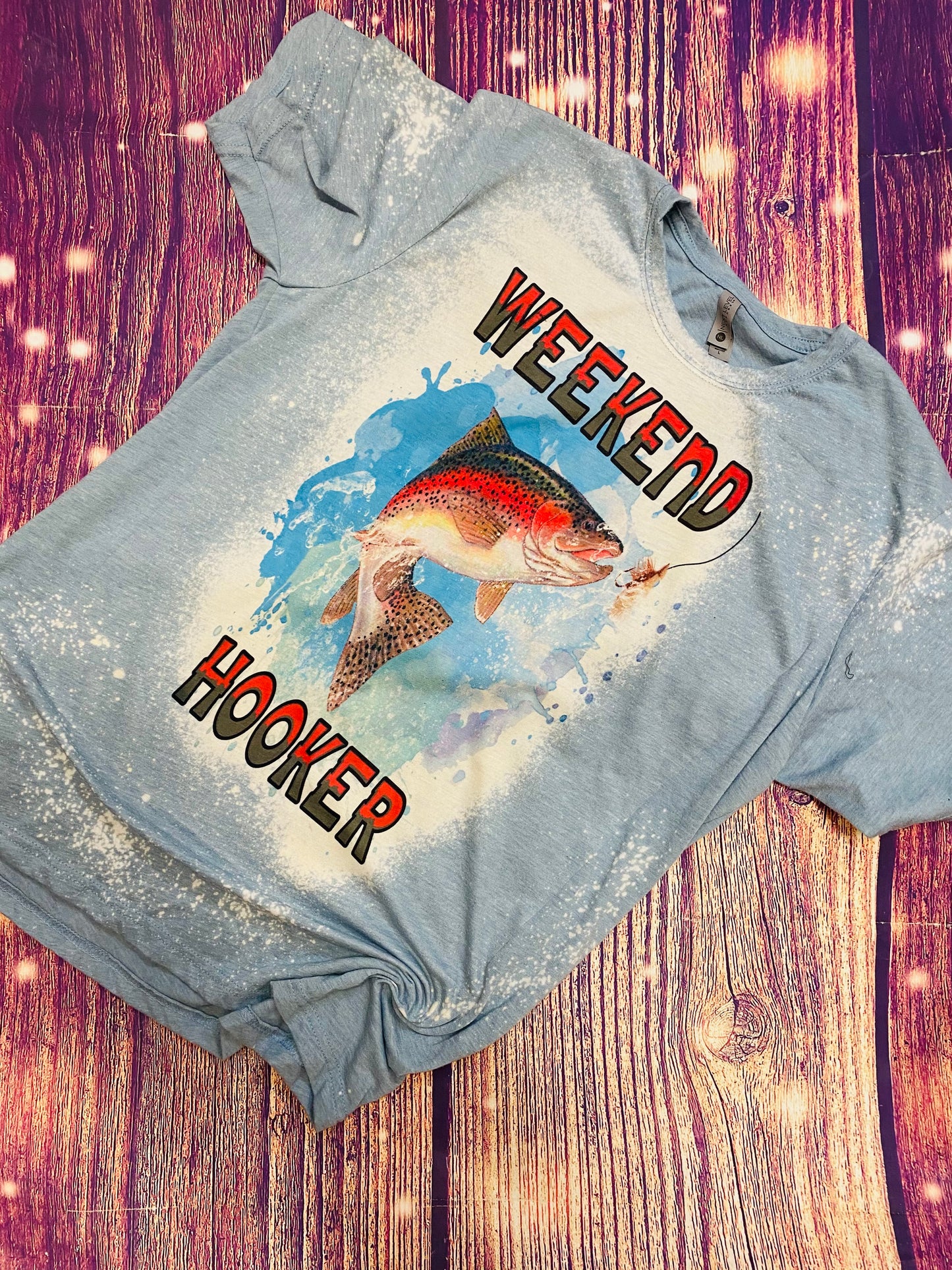 Weekend Hooker Trout bleach tee