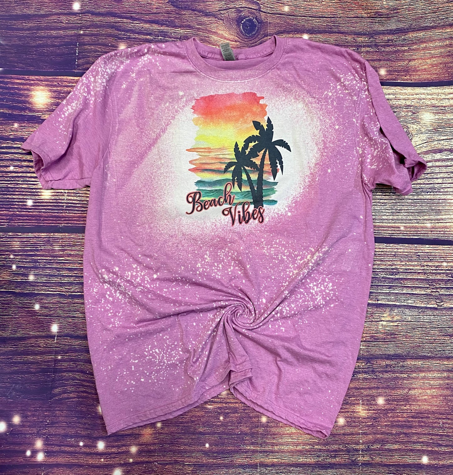 Beach Vibes Bleach Tee