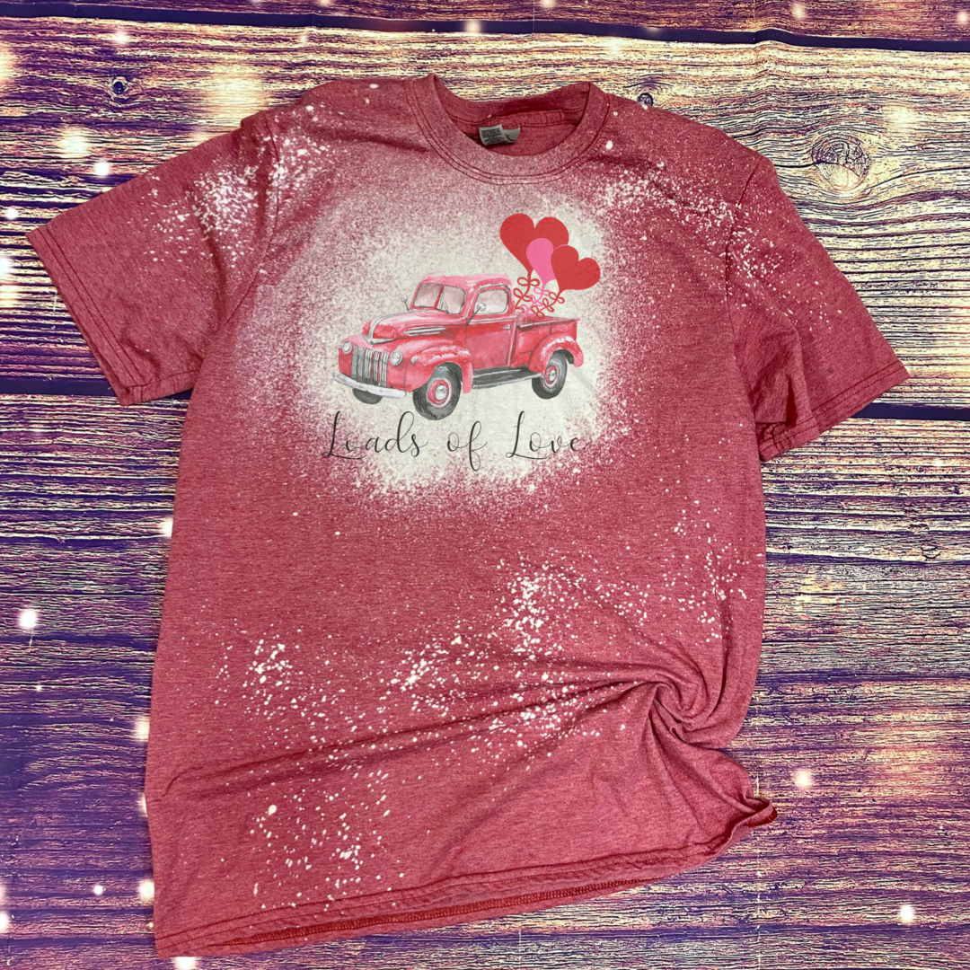 Loads of Love Valentines Bleach Tee