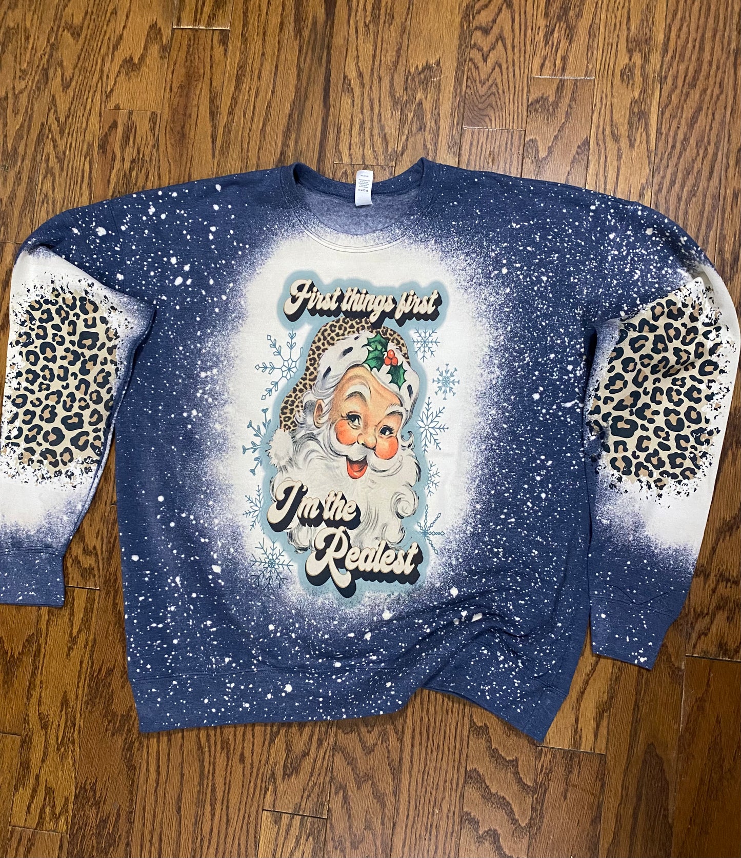 Santa I’m the realest Bleach Sweatshirt