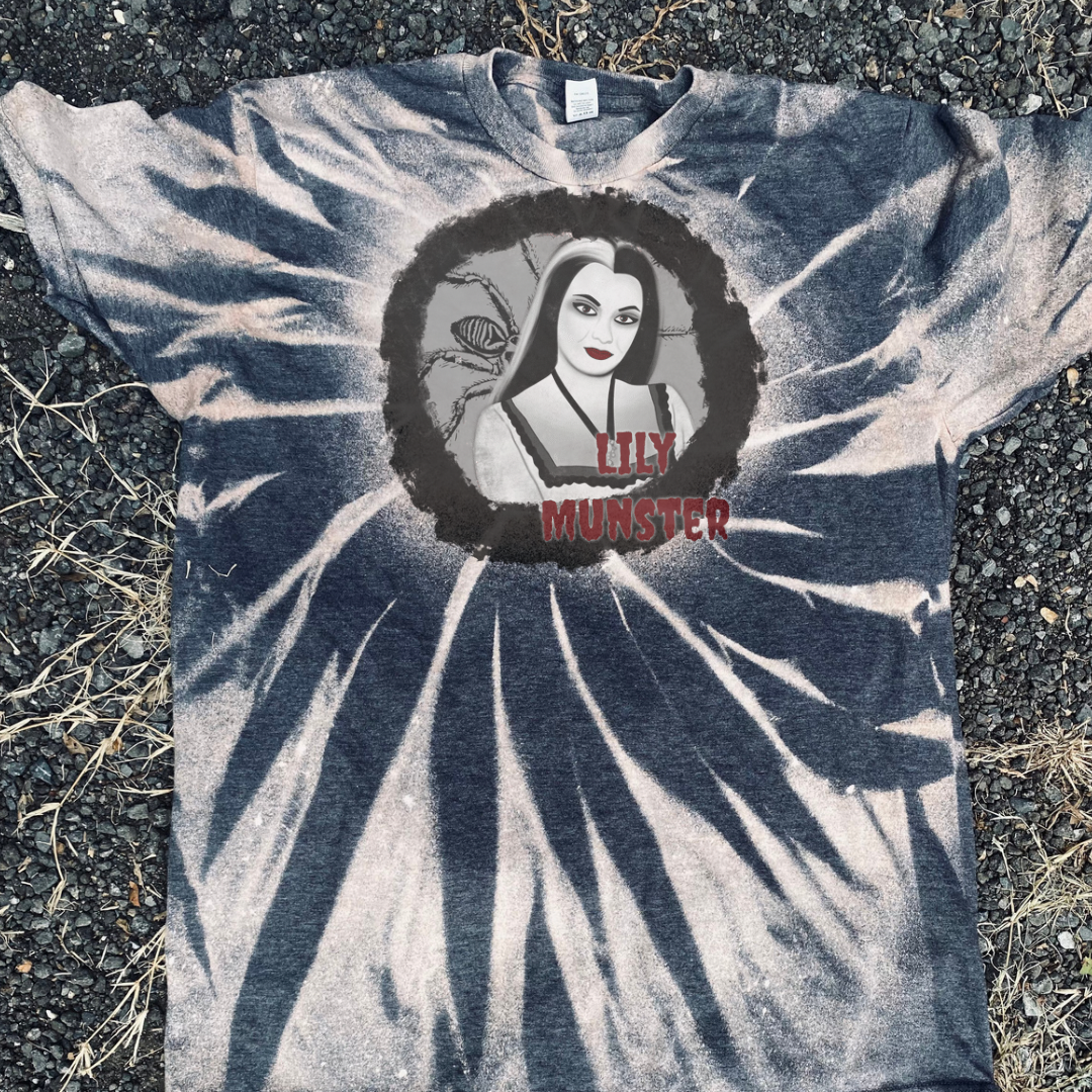 Lily Munster Halloween Bleach Tee