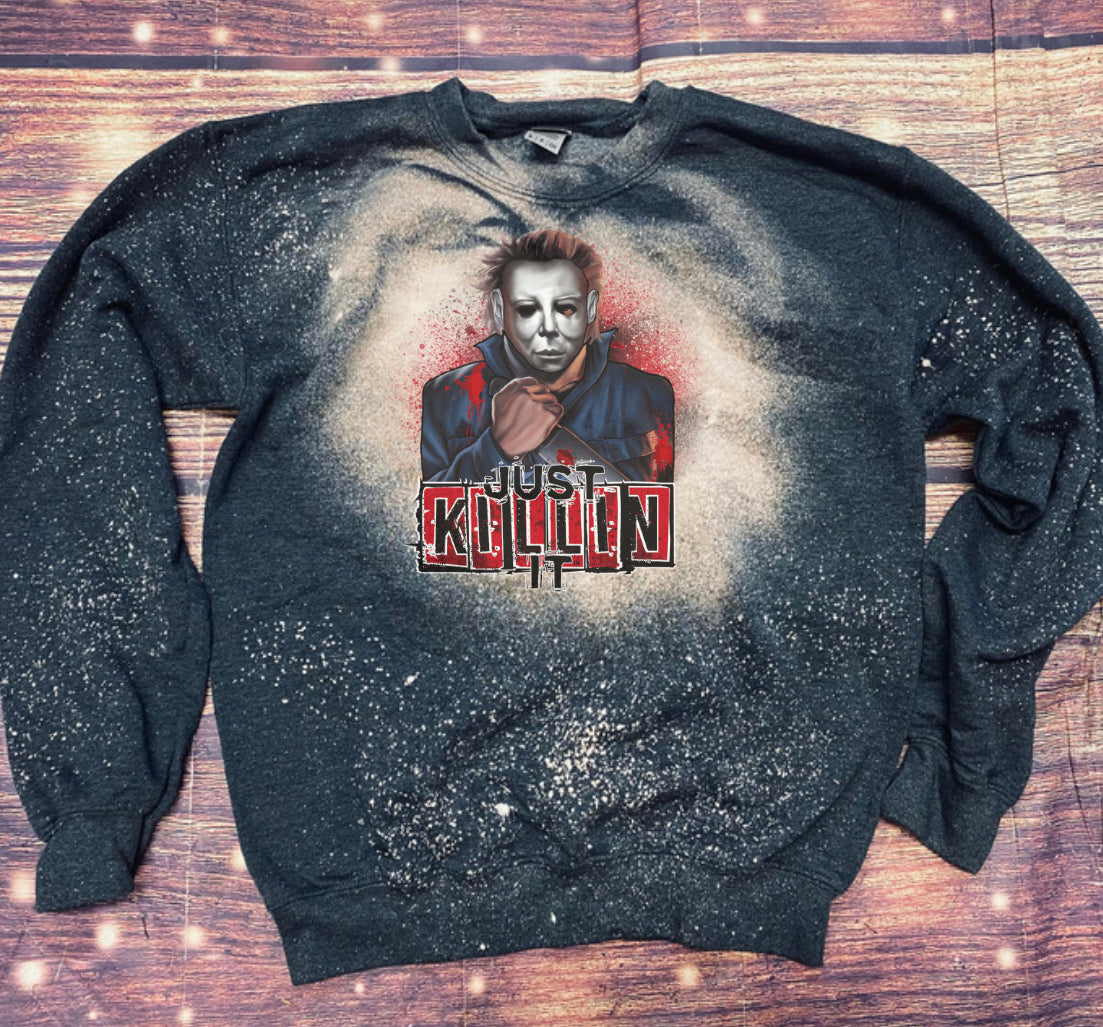 Killin it Bleach Sweatshirt