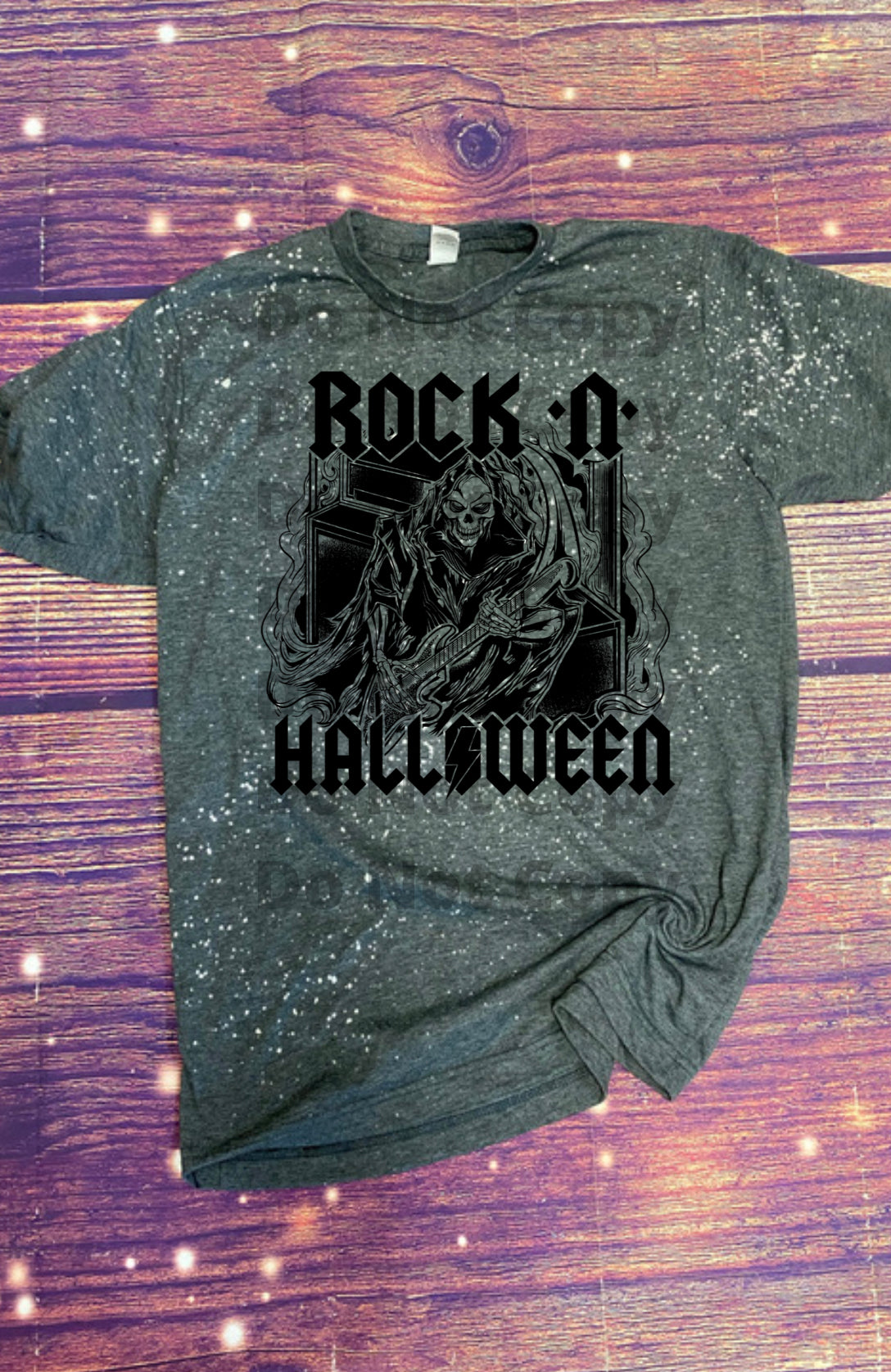 Rock n Halloween Bleach Tee