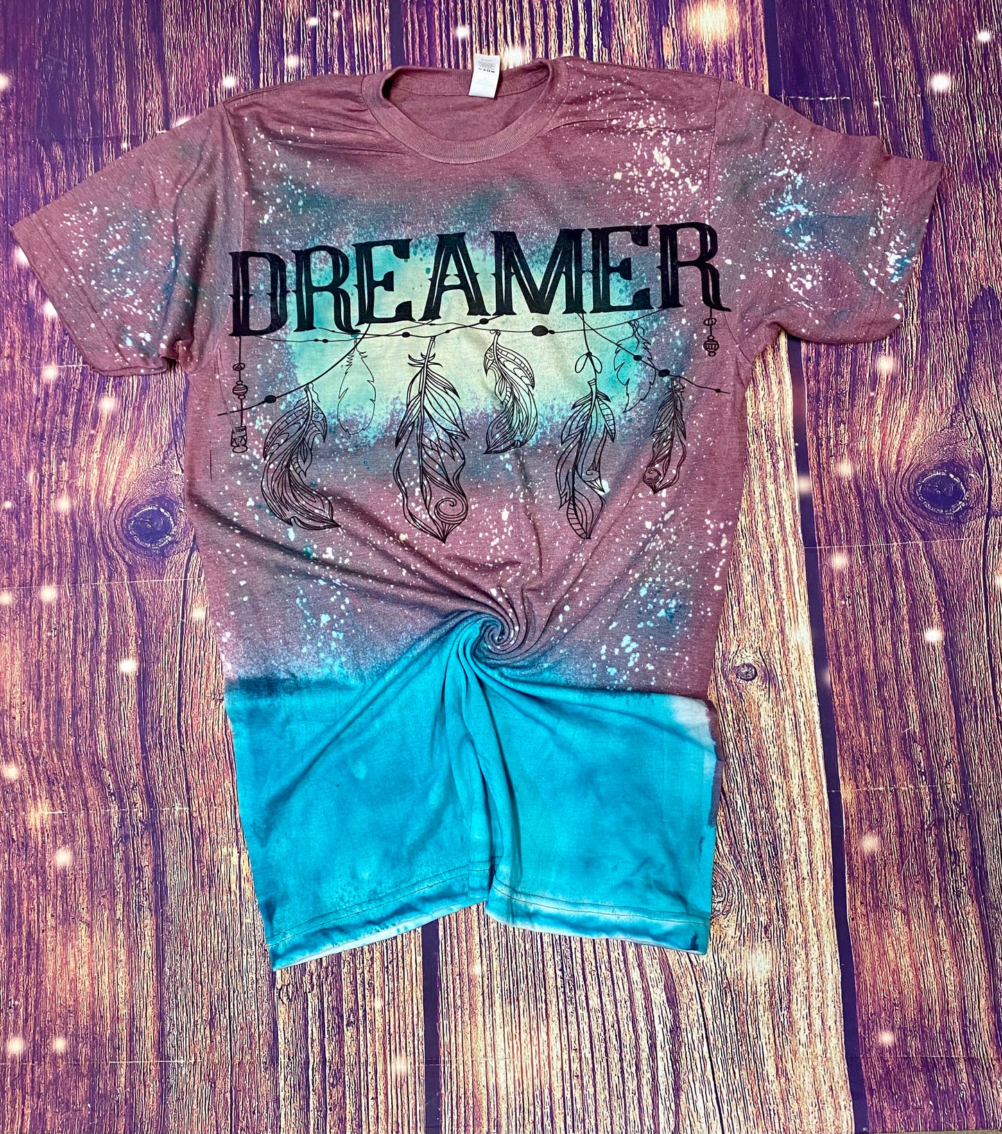 Dreamer reverse tie dye Tee