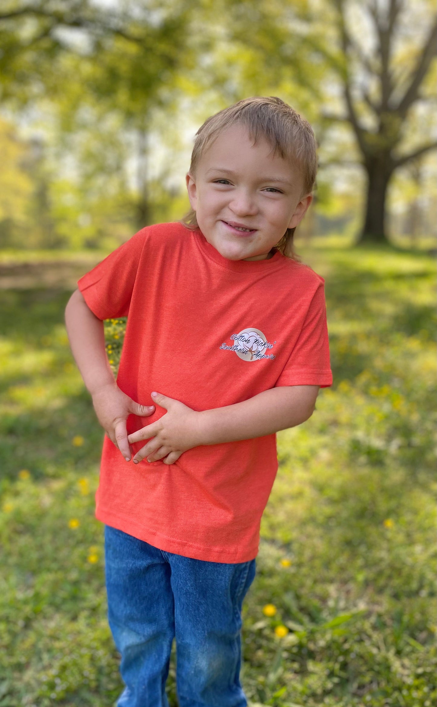 Wishin’ I was Fishin’ Cotton Pickin’ Southern Apparel