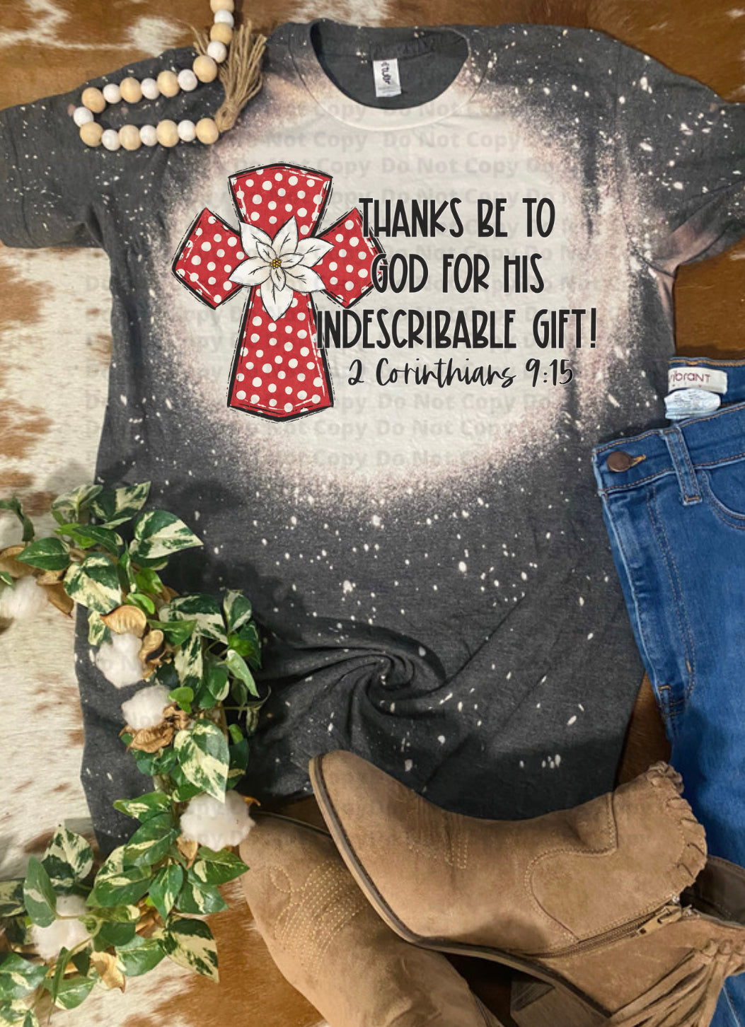 Indescribable Gift Bleach Tee