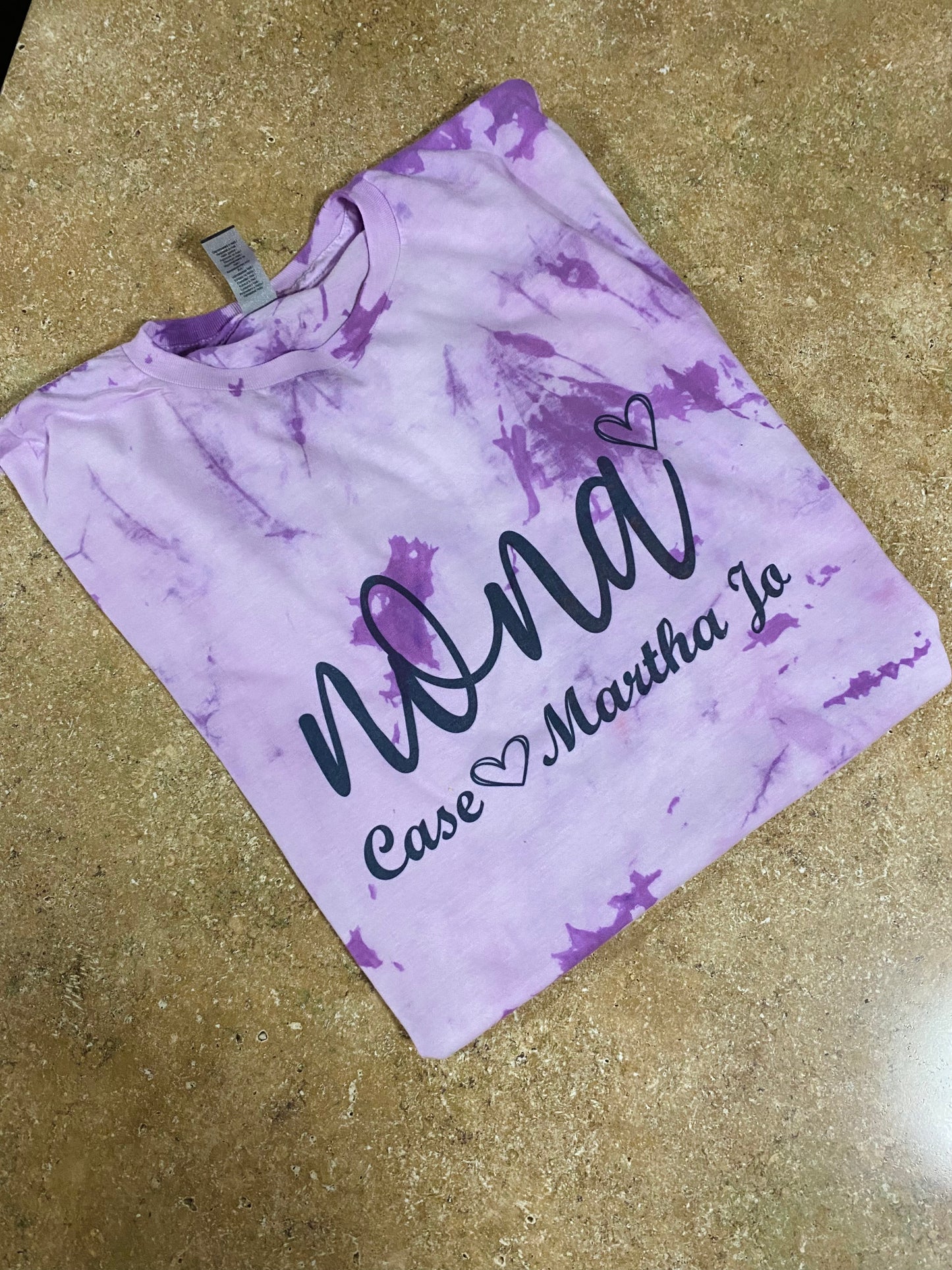 Personalized Mama Dyed Tees