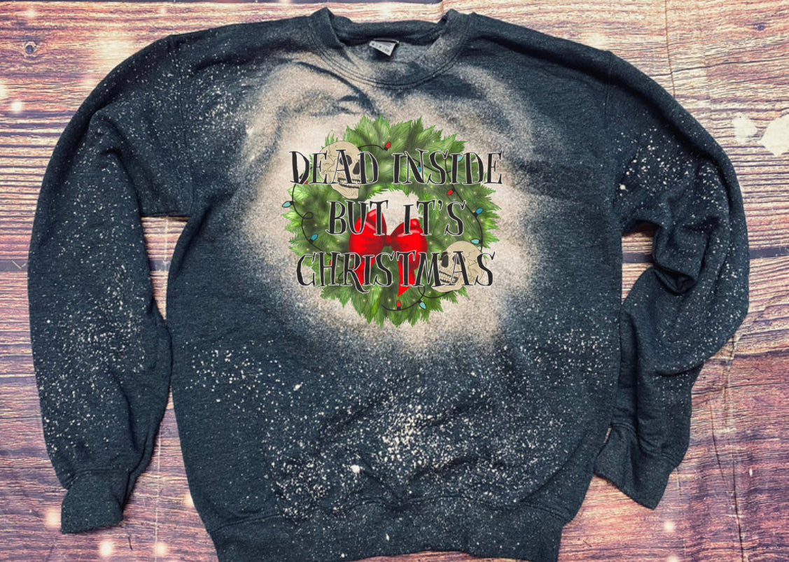Dead inside but it’s Christmas Bleach Sweatshirt