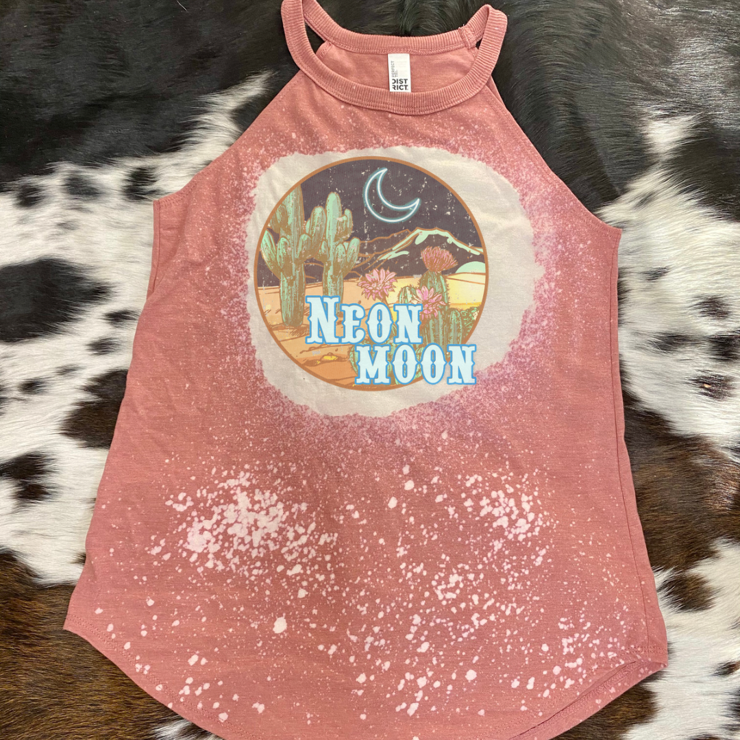 Neon Moon Bleach Rocker Tank