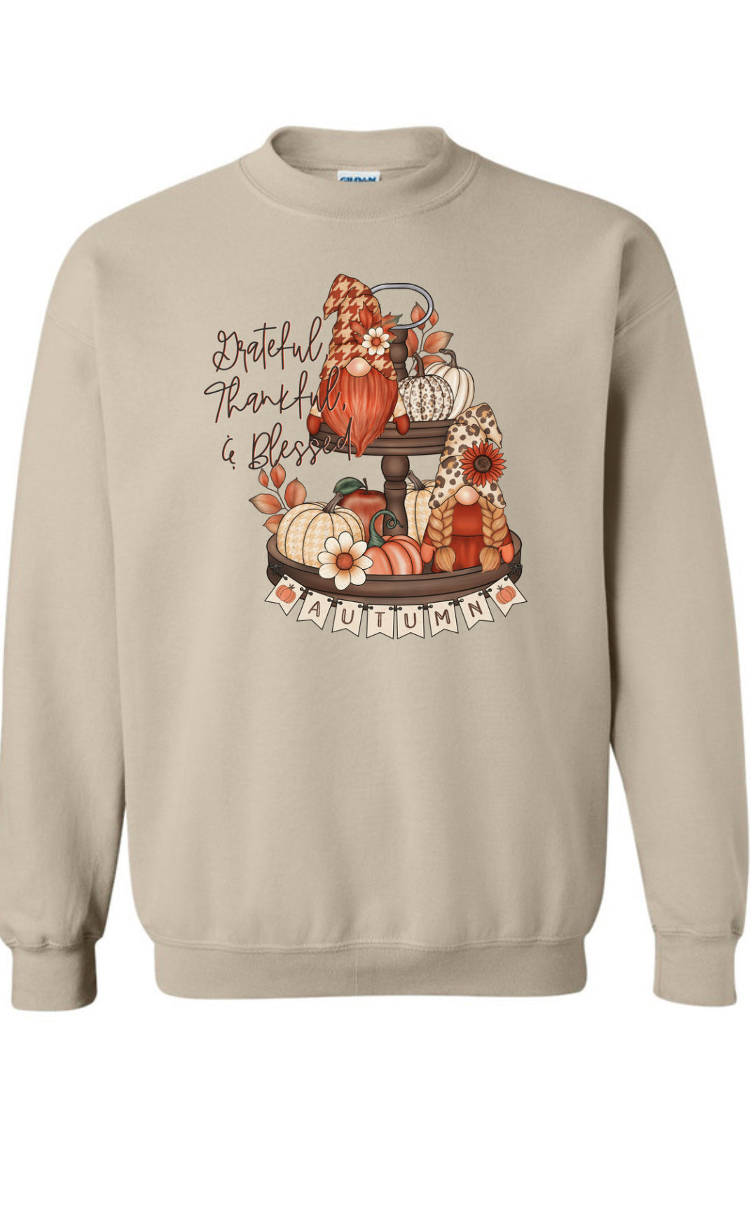 Grateful Thankful Blessed Fall Sweatshirt