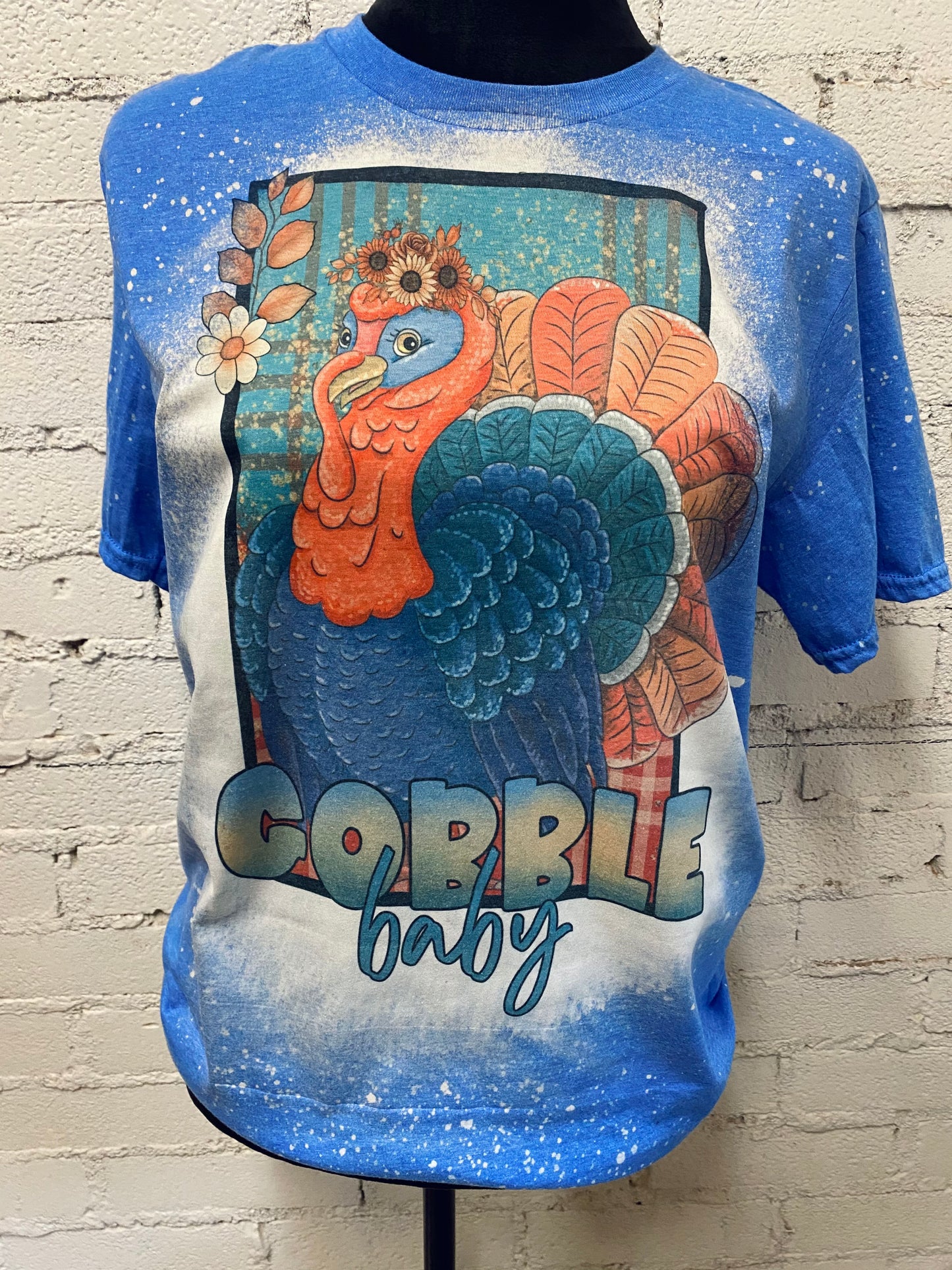 Gobble Baby bleach tee