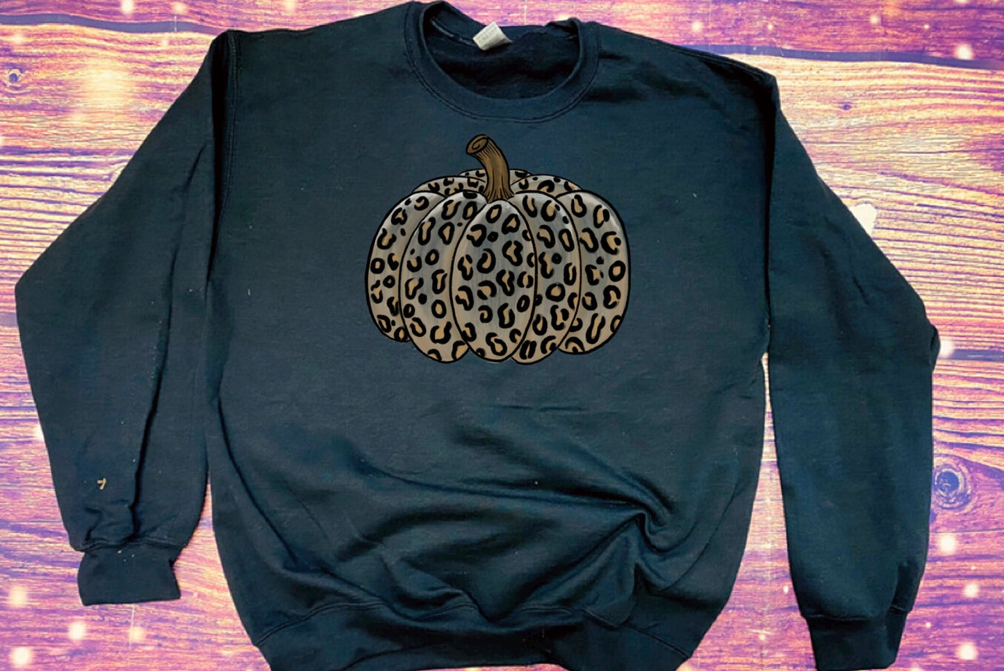Cheetah Pumpkin Sweatshirt