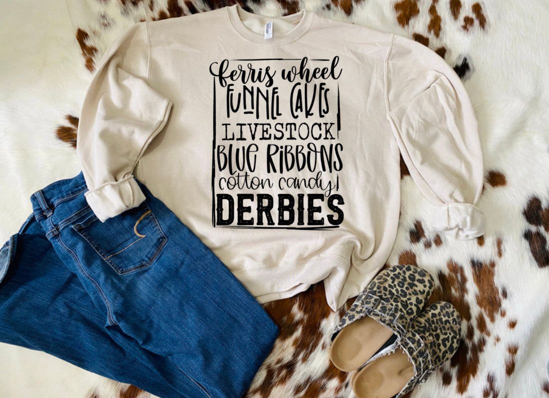 Ferris Wheels, Funnel Cakes Fair Sweatshirt