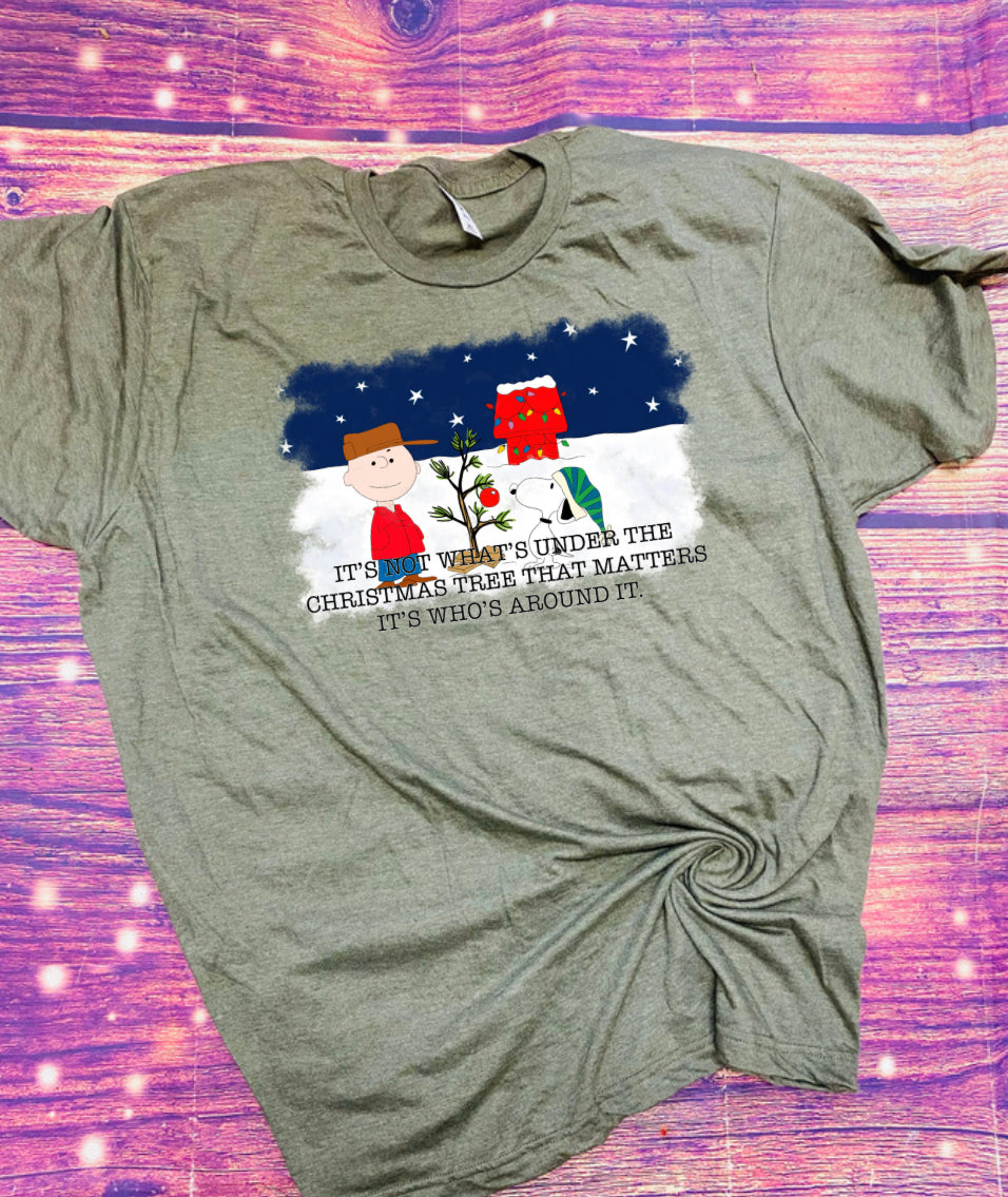 Not what’s under the tree screen Printed Shirt