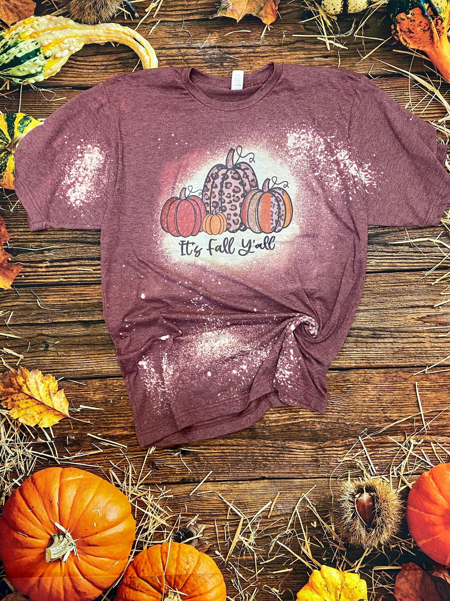 It’s Fall Y’all Bleach Tee | Bleach Shirt