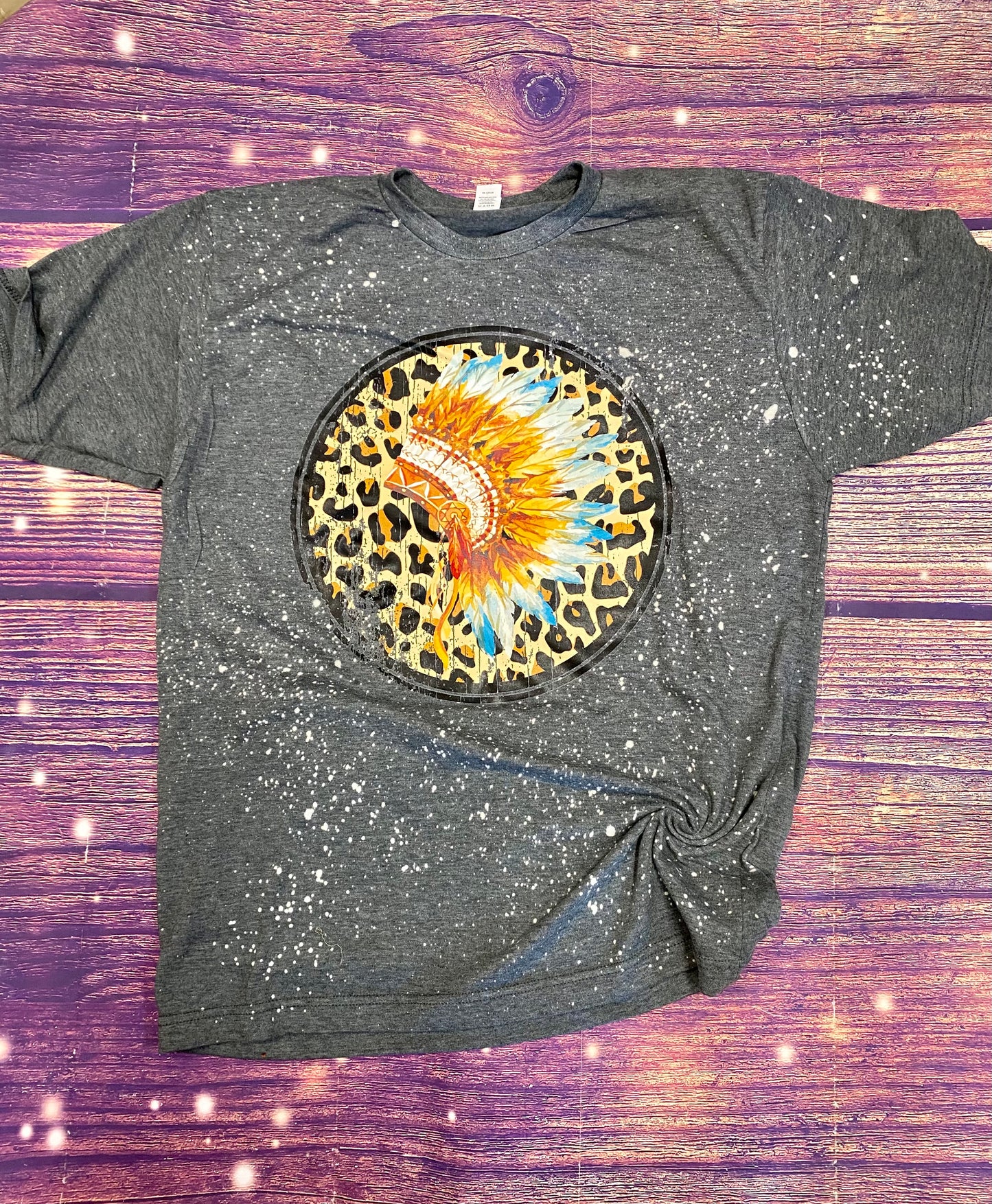 Indian Headdress Bleach Shirt
