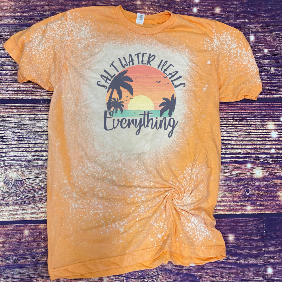 SaltWater Heals Everything Bleach Tee